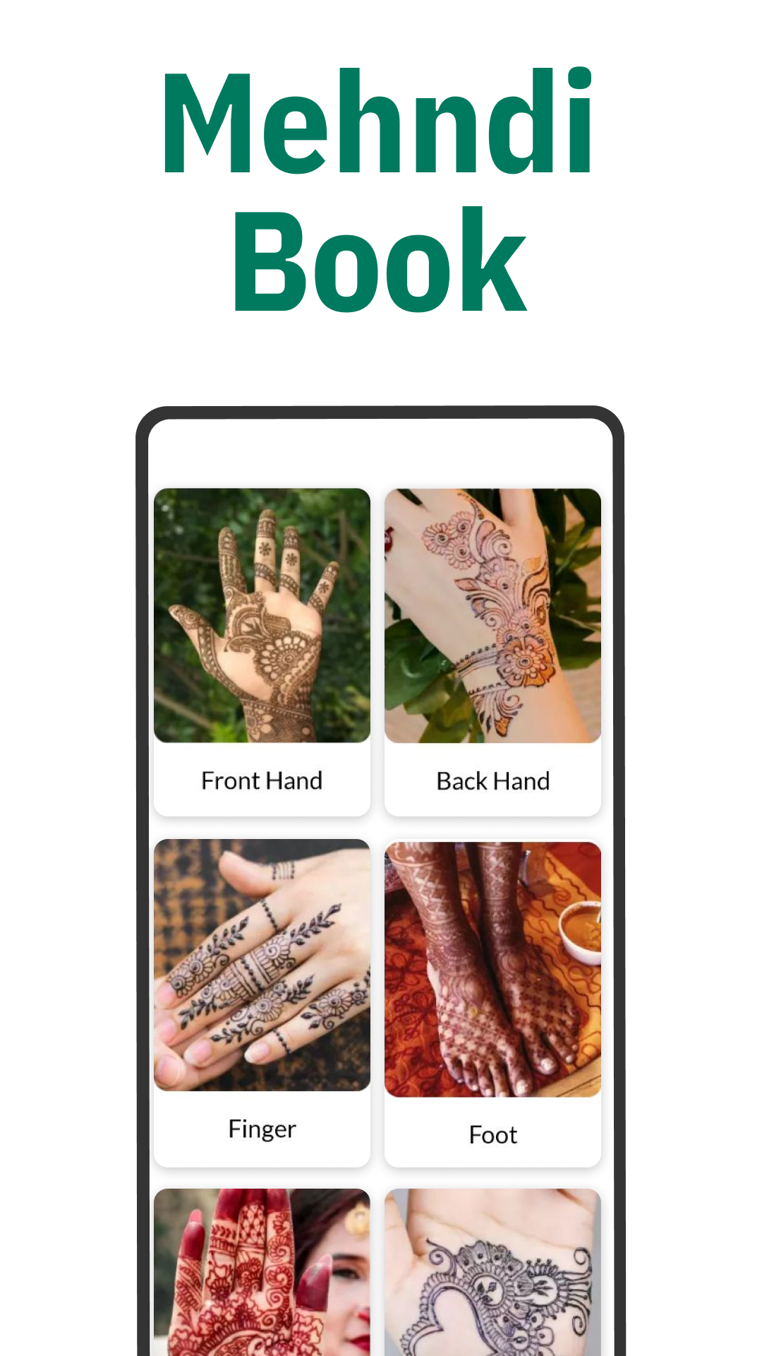 اسکرین شات 4 برنامه Mehendi Designs Henna Tattoos