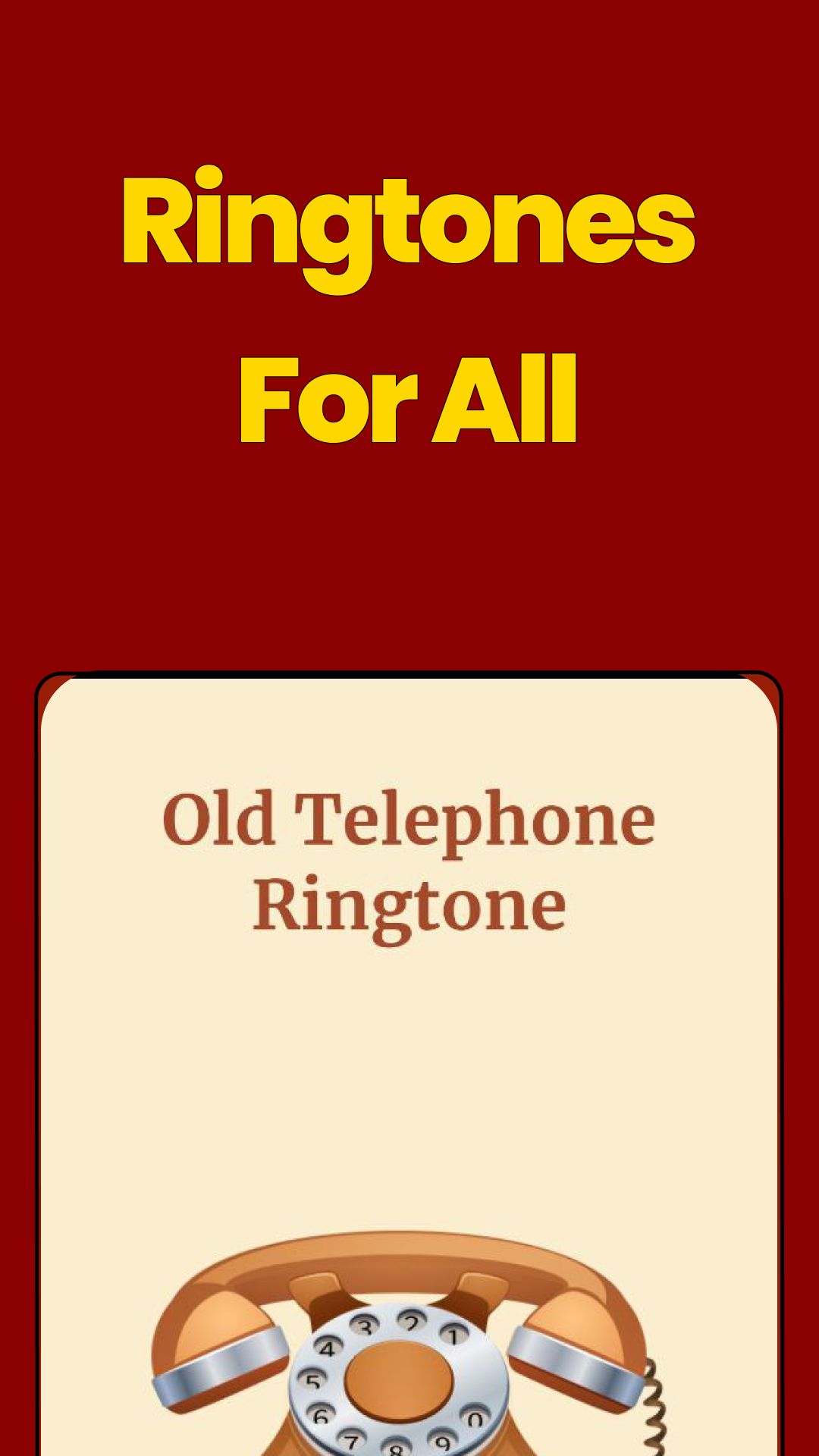 اسکرین شات 2 برنامه Old Ring Ringtone, Phone Rings