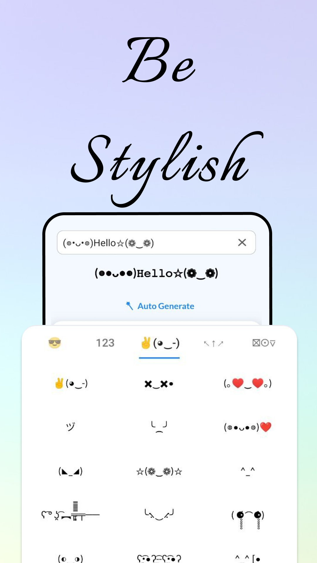 اسکرین شات 4 برنامه Stylish Text- Letter Style Art