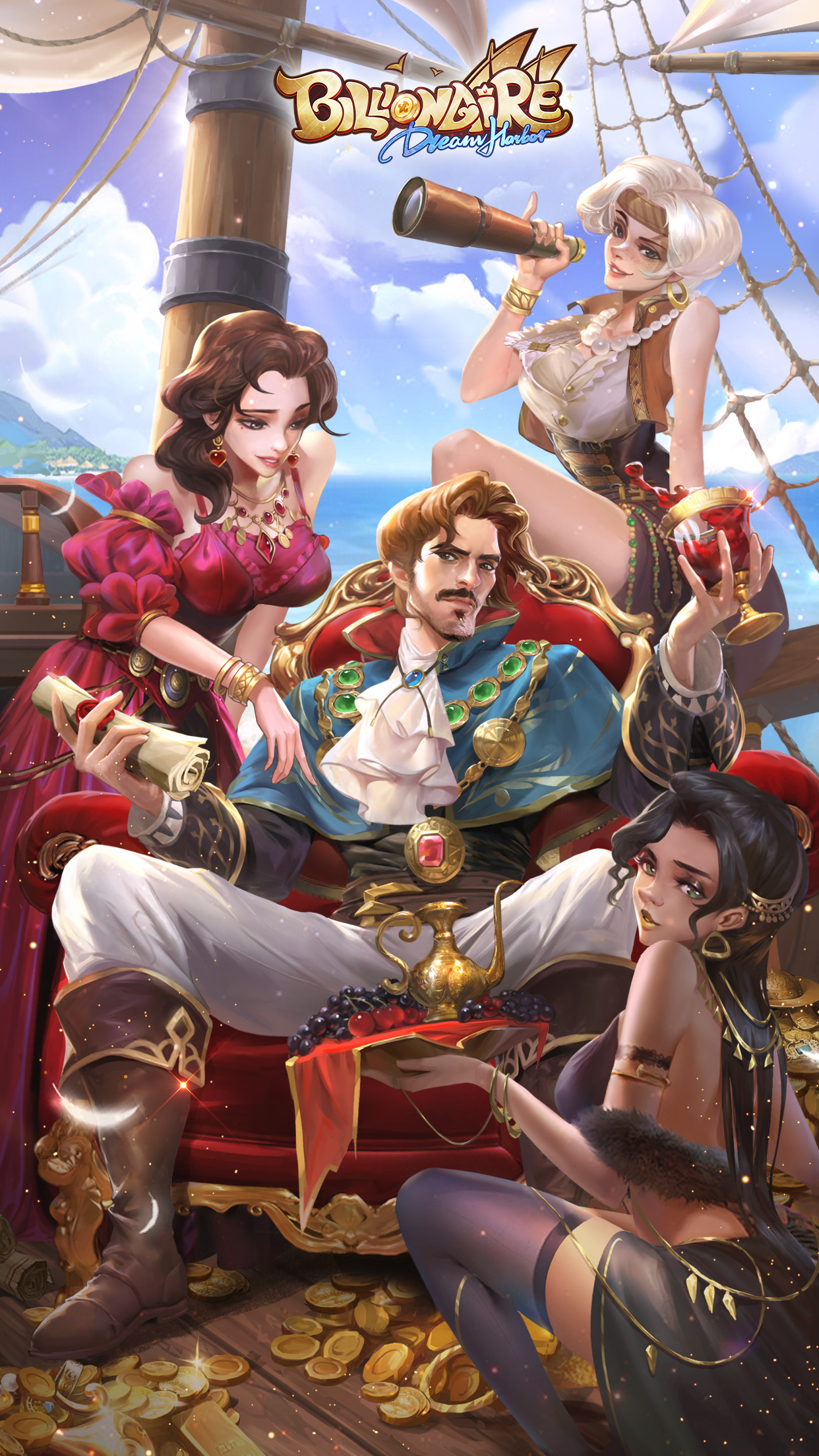 اسکرین شات 1 بازی Be A Billionaire: Dream Harbor