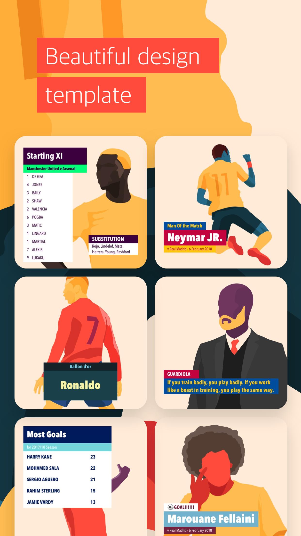اسکرین شات 2 برنامه Sports Studio - Make a Sports