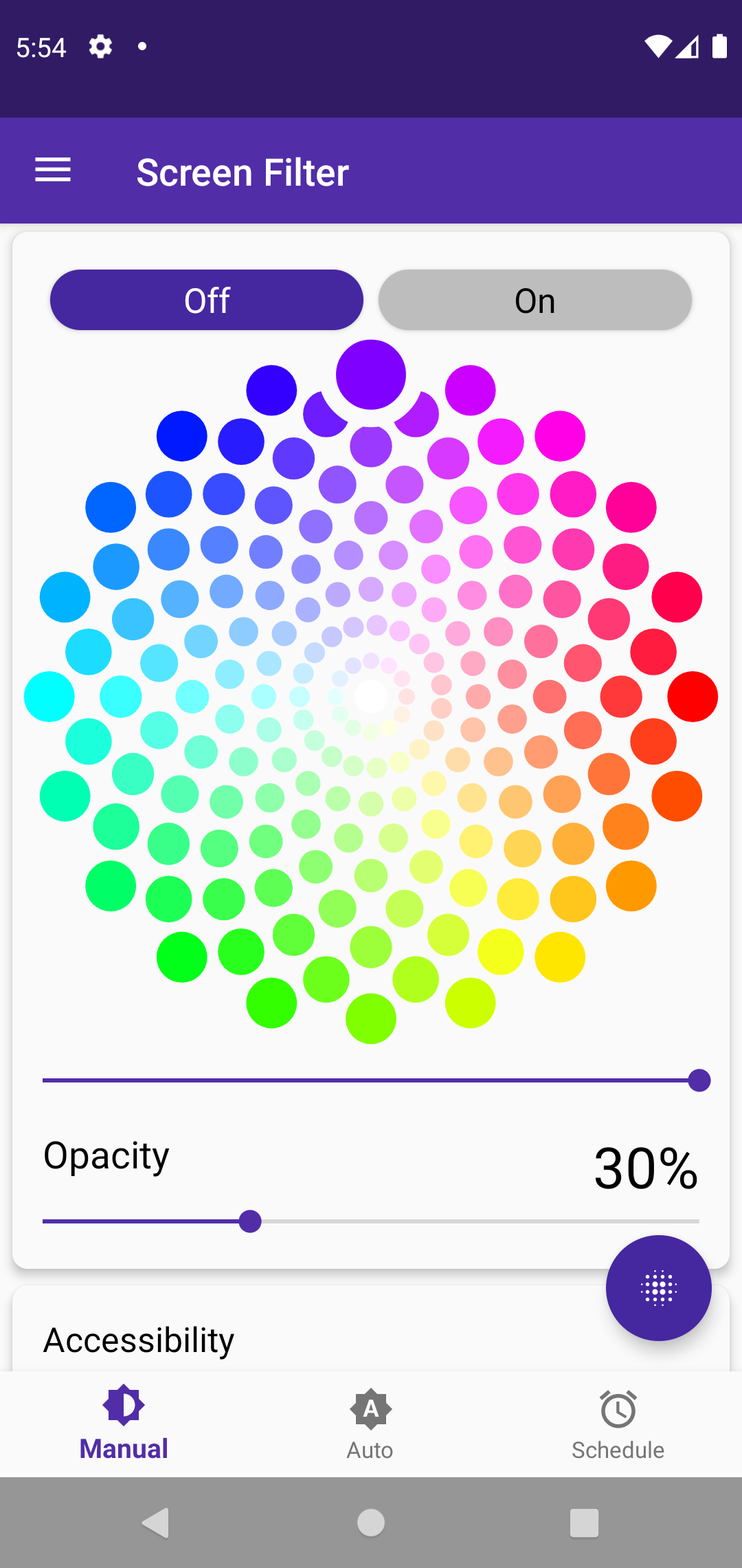 اسکرین شات 2 برنامه Screen Color Filter