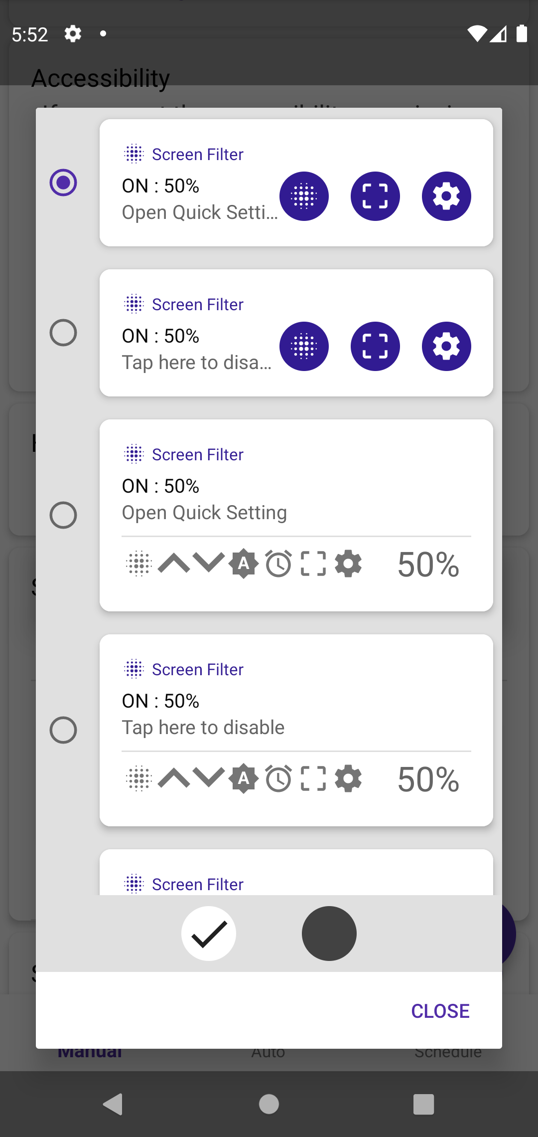اسکرین شات 6 برنامه Screen Color Filter