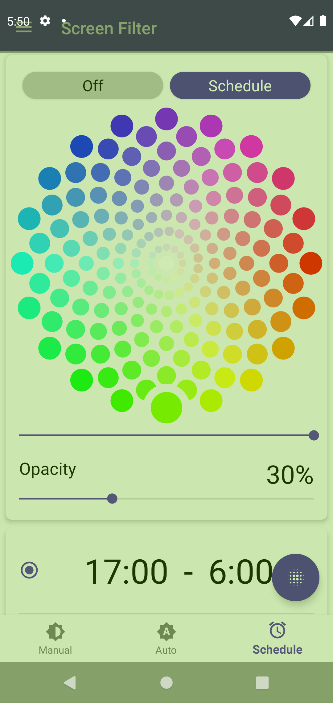 اسکرین شات 4 برنامه Screen Color Filter