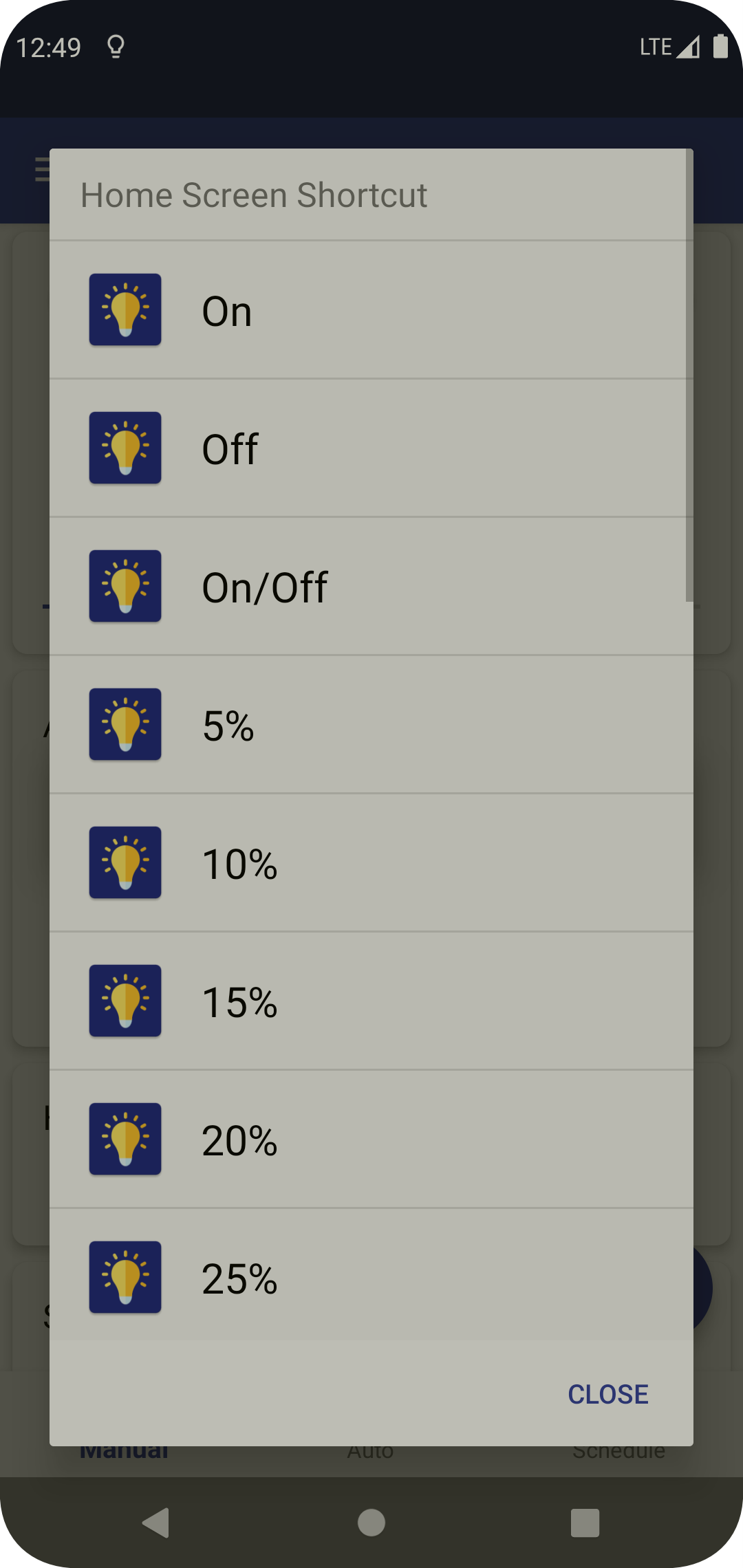 اسکرین شات 7 برنامه Auto Screen Dimmer