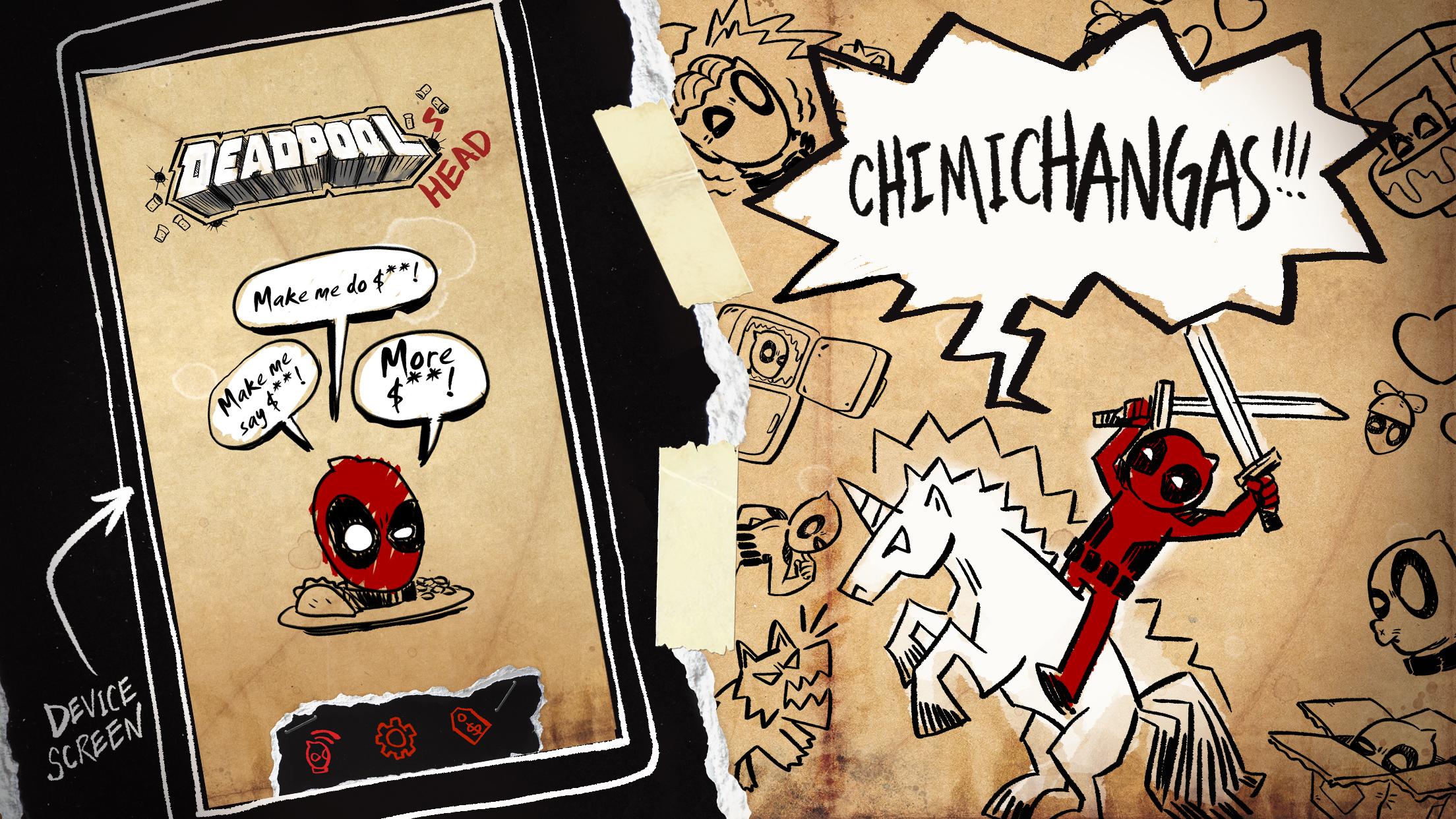 اسکرین شات 2 برنامه Deadpool's Head