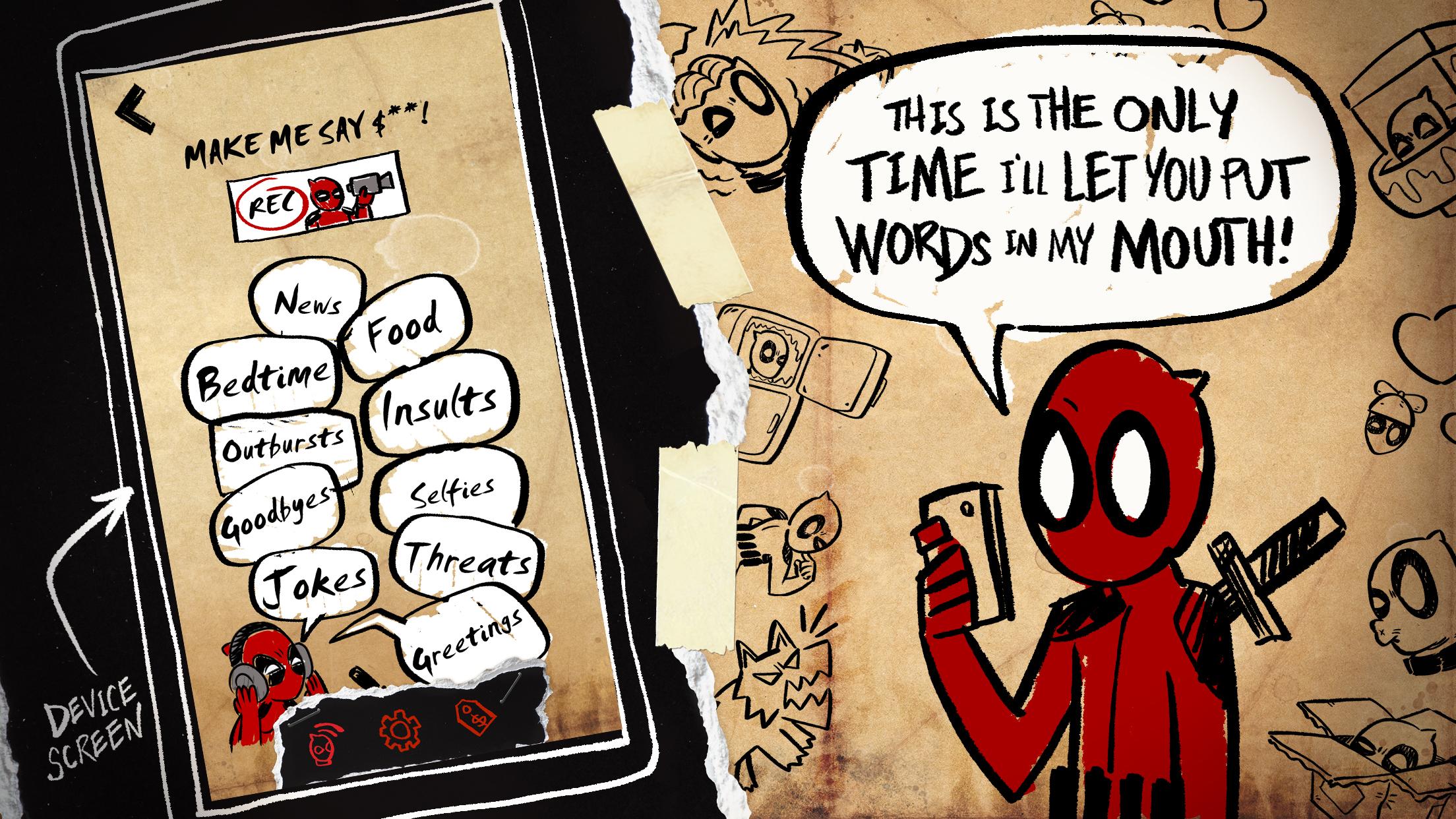 اسکرین شات 3 برنامه Deadpool's Head