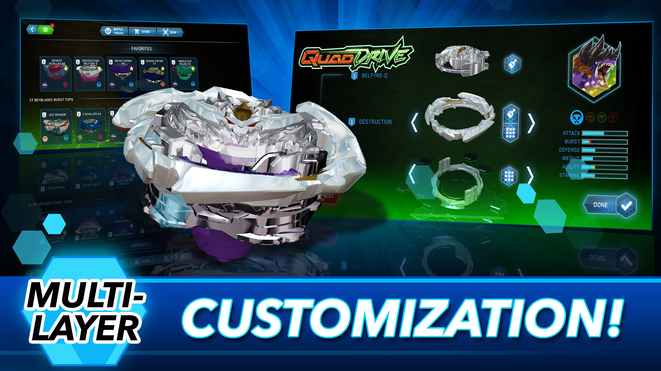 اسکرین شات 2 بازی BEYBLADE BURST app
