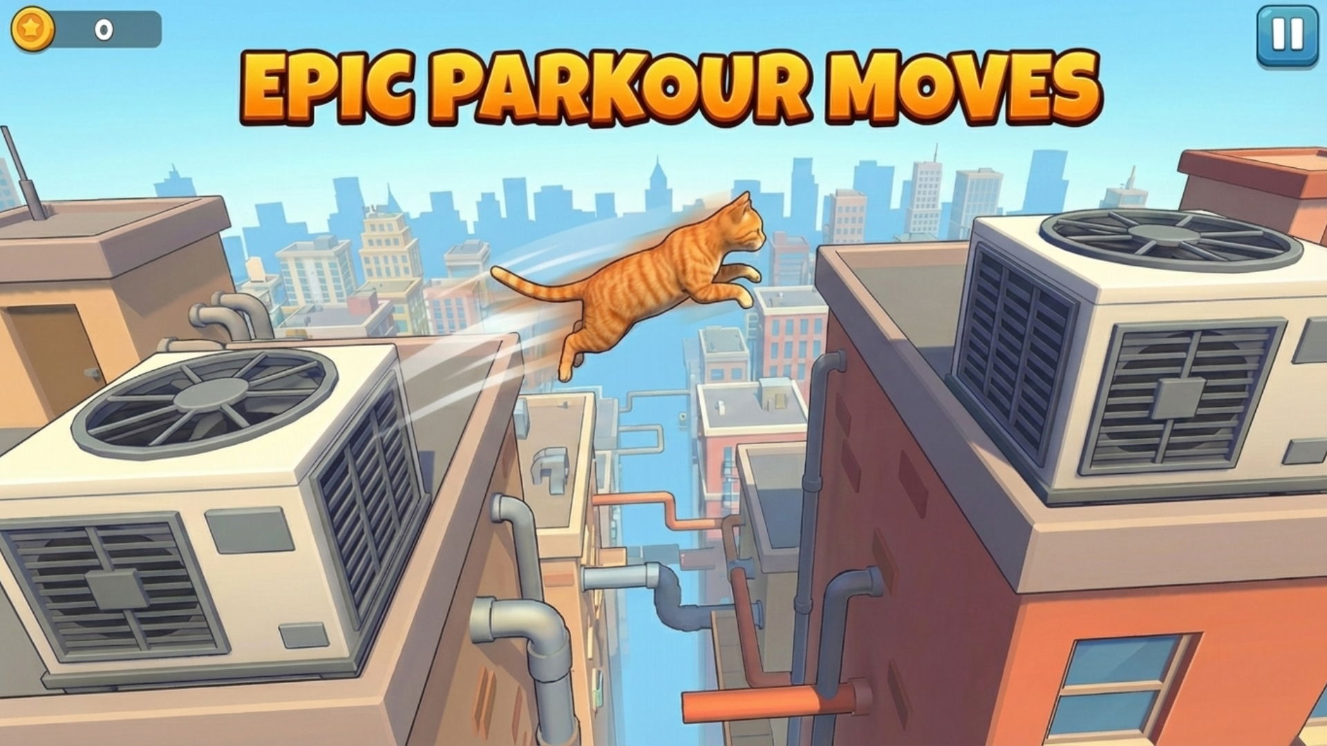 اسکرین شات 2 بازی Cat Parkour Game 3D Cat Games