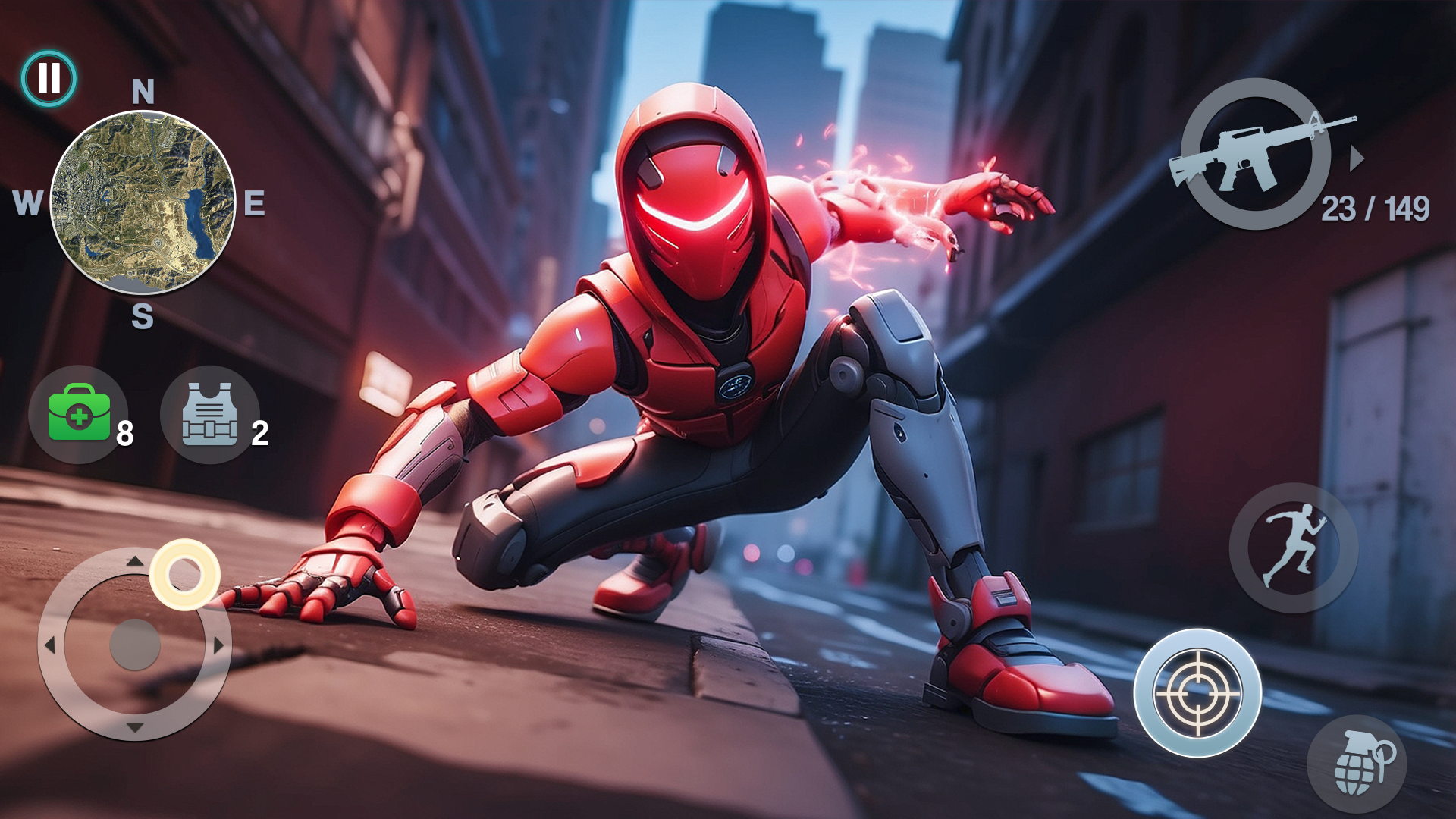 اسکرین شات 3 بازی IRON NINJA Robot Adventures