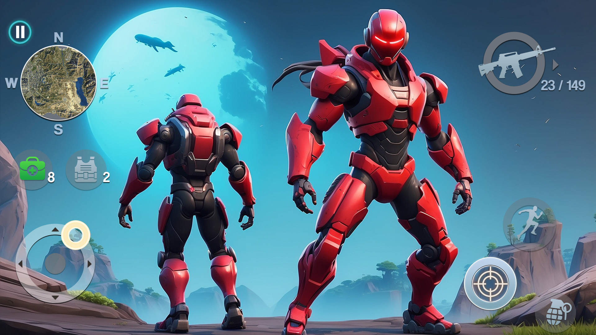 اسکرین شات 4 بازی IRON NINJA Robot Adventures