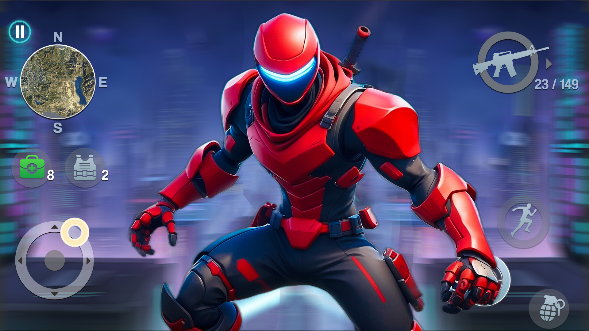 اسکرین شات 1 بازی IRON NINJA Robot Adventures
