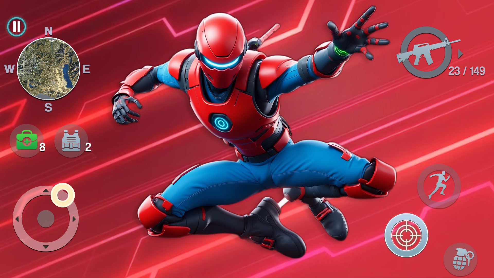 اسکرین شات 2 بازی IRON NINJA Robot Adventures