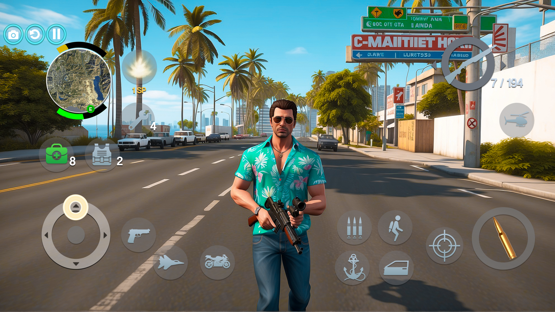 اسکرین شات 4 بازی Open World Gangster Theft Auto