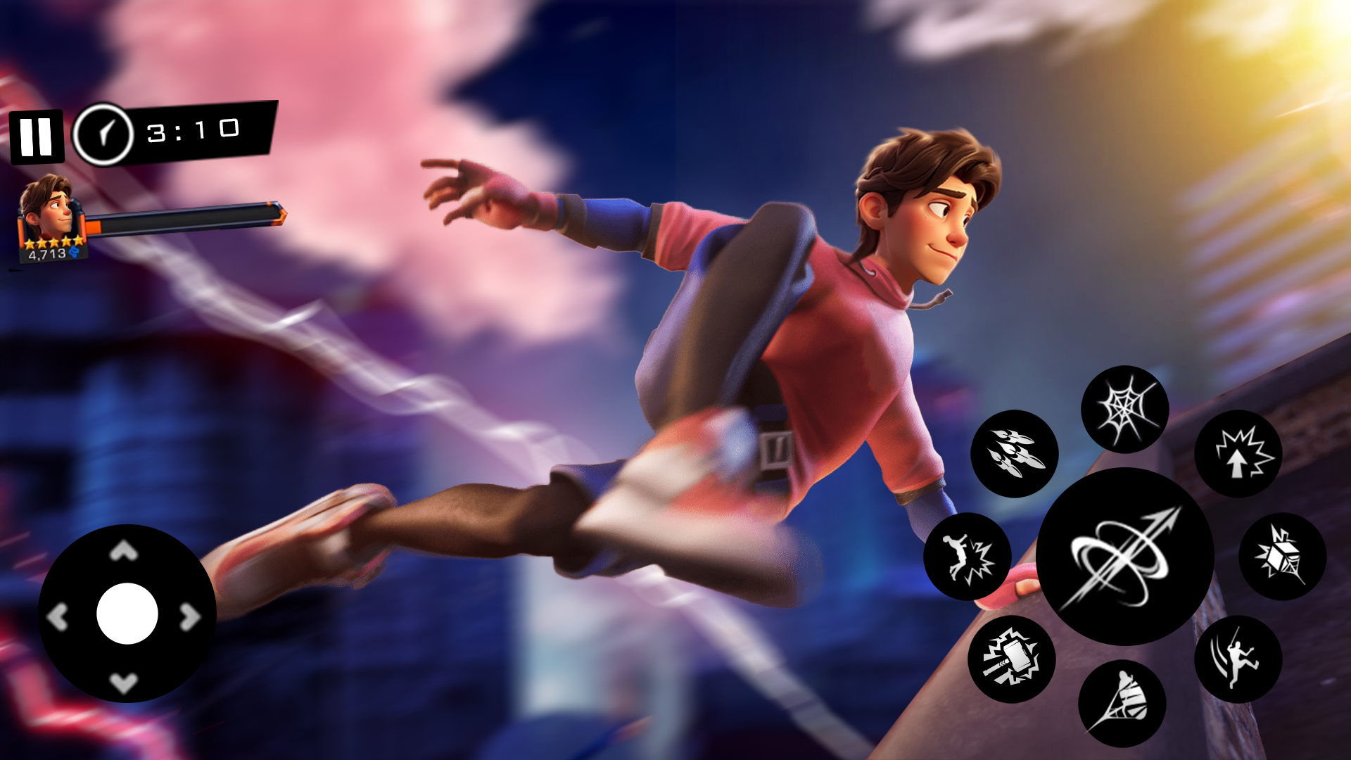 اسکرین شات 1 بازی Spider Boy : Rope Hero Games