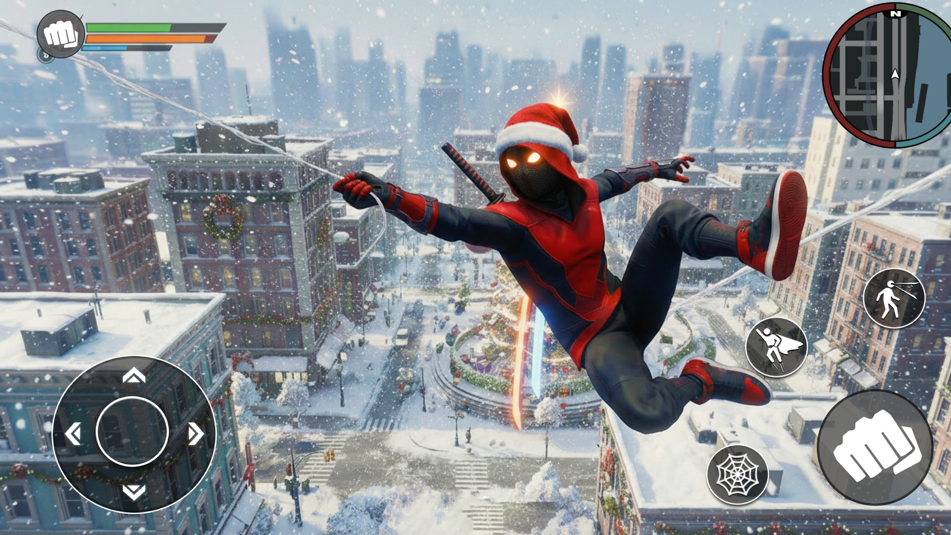 اسکرین شات 5 بازی Spider Rope Hero Crime City