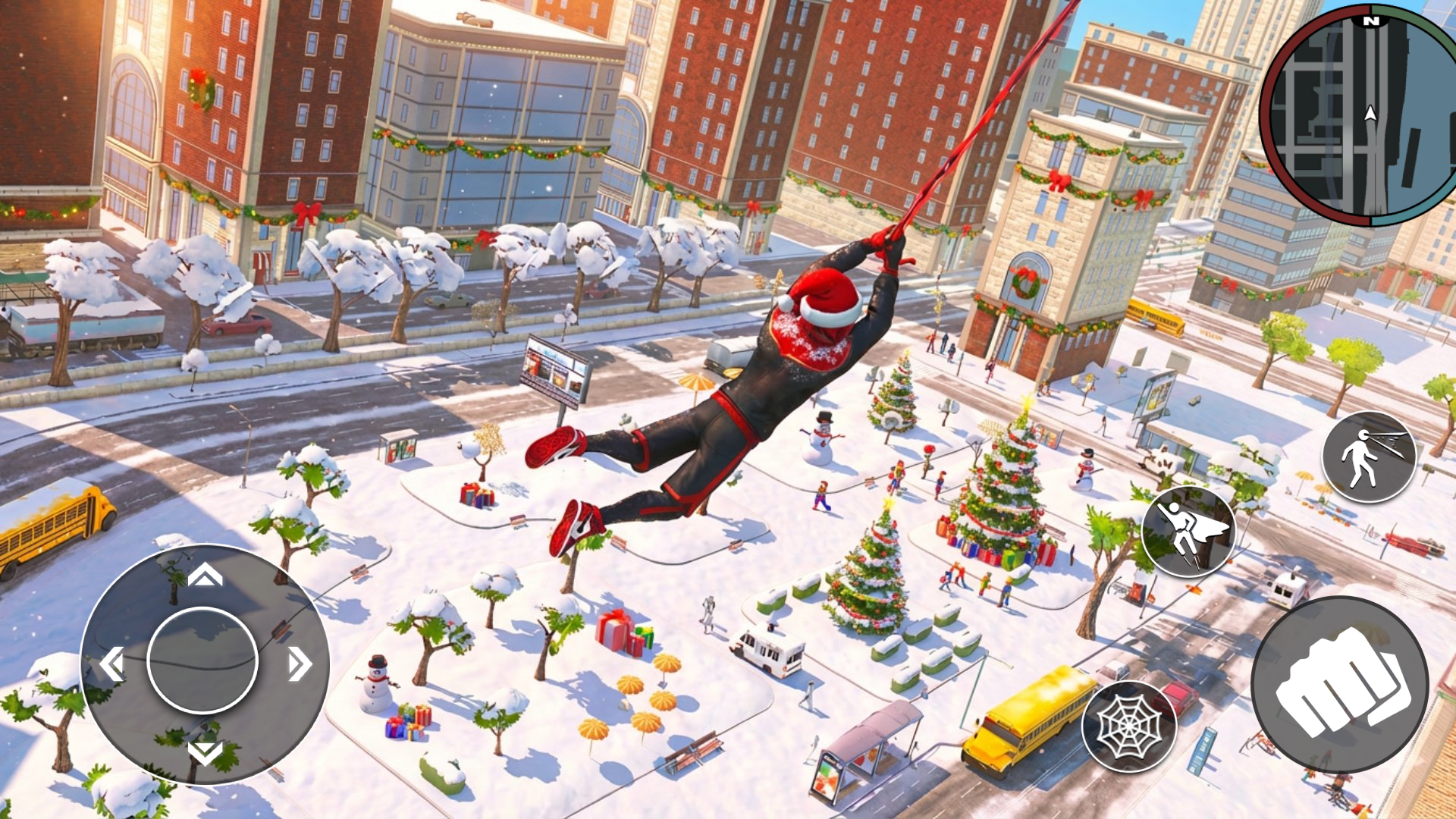 اسکرین شات 4 بازی Spider Rope Hero Crime City