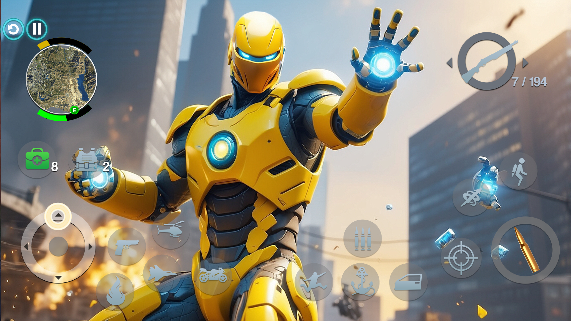 اسکرین شات 1 بازی Iron Robot Game : Robot Games