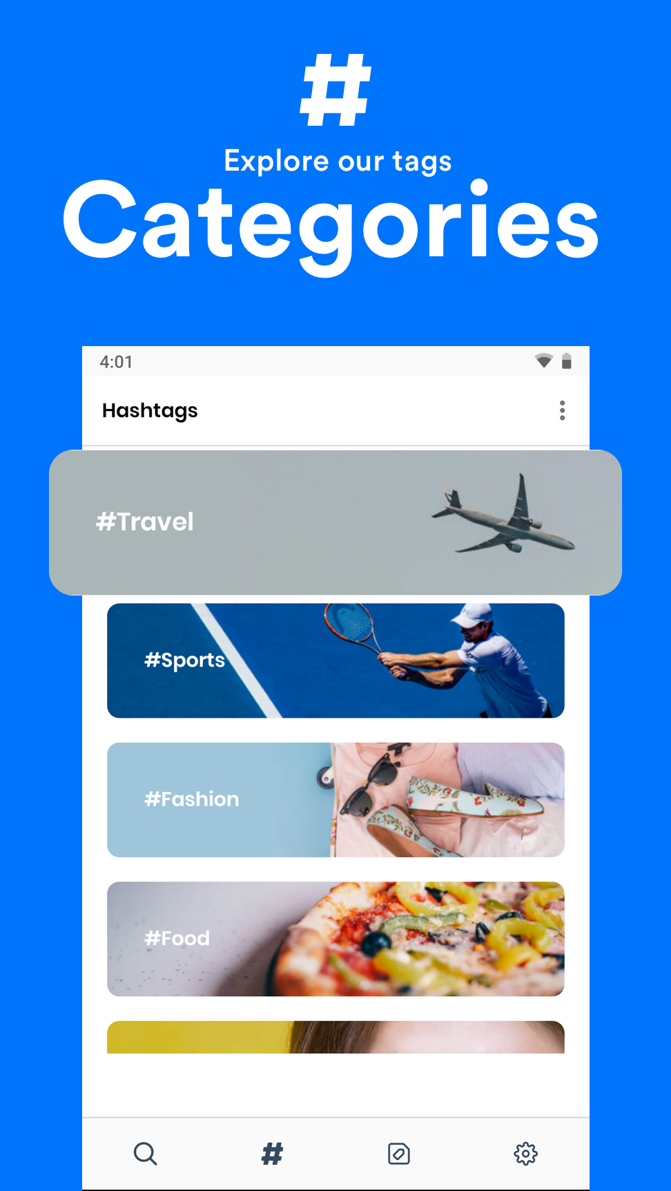اسکرین شات 2 برنامه Hashtags for IG