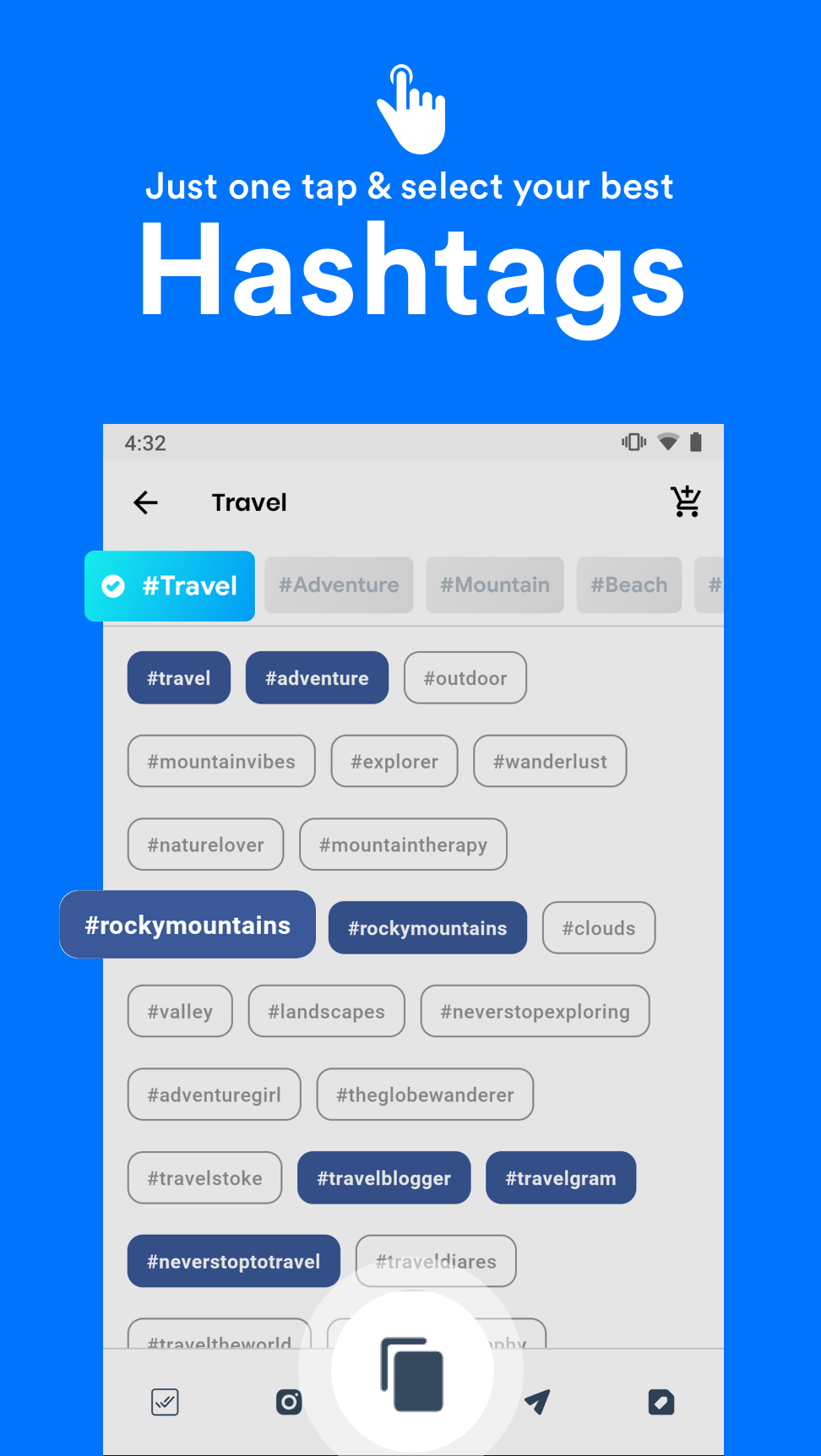 اسکرین شات 3 برنامه Hashtags for IG