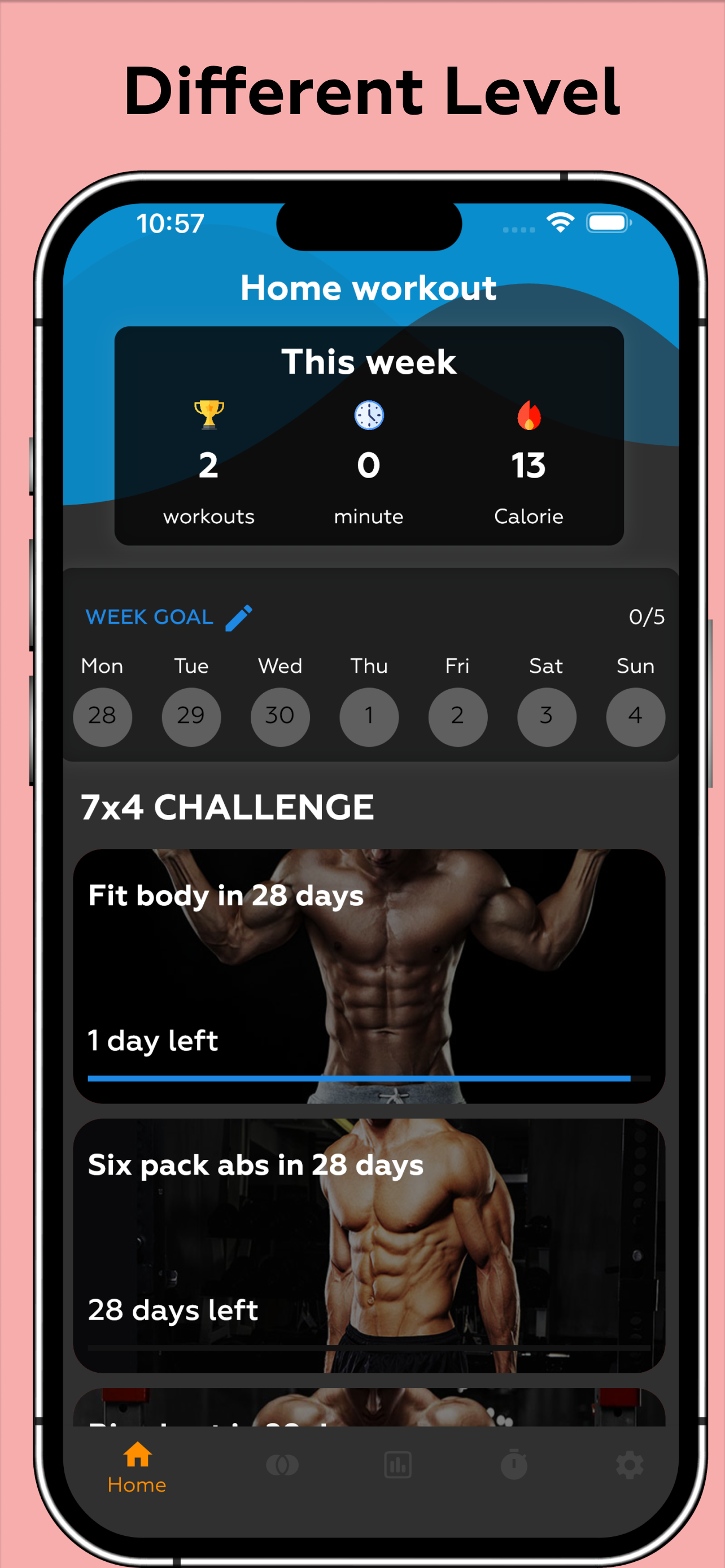 اسکرین شات 4 برنامه Home Workouts - Lose Weight