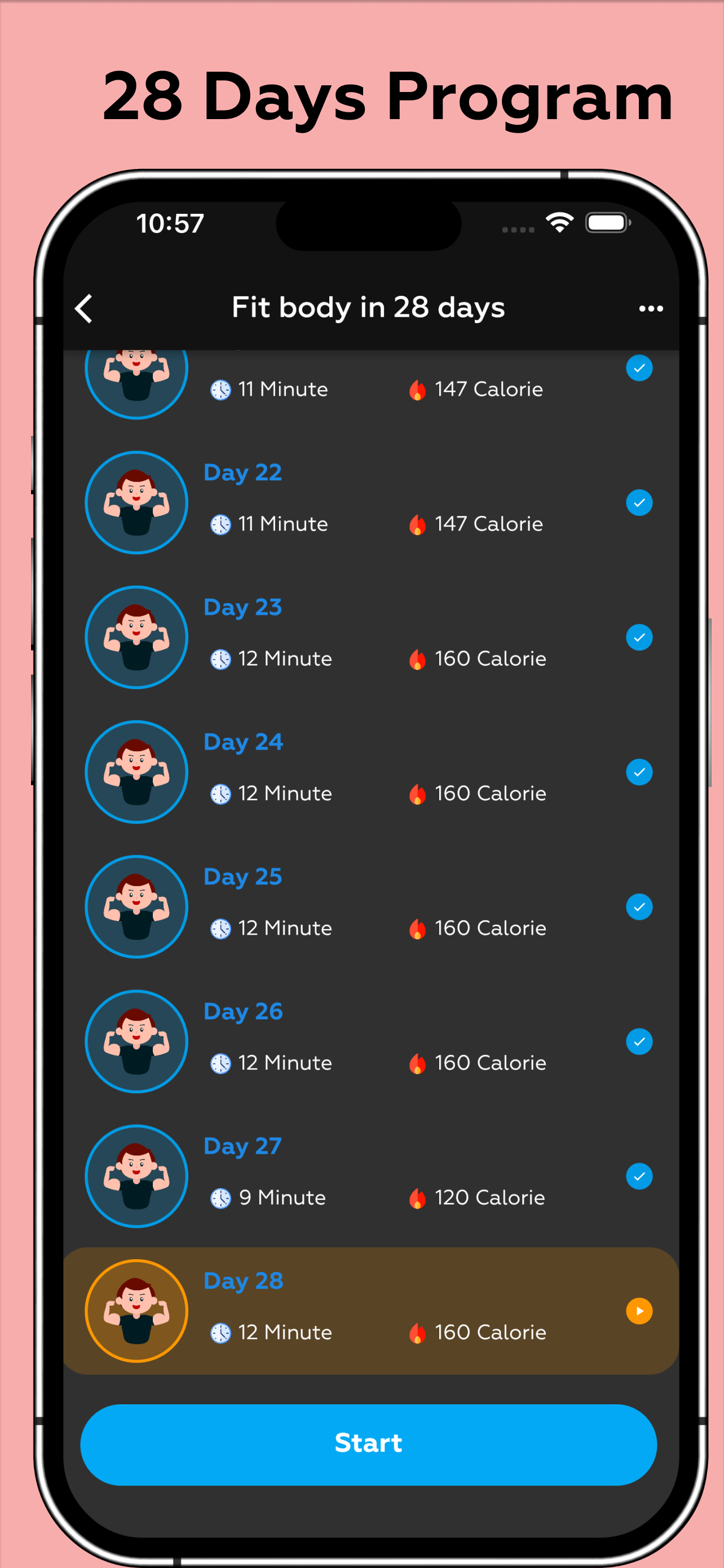 اسکرین شات 5 برنامه Home Workouts - Lose Weight