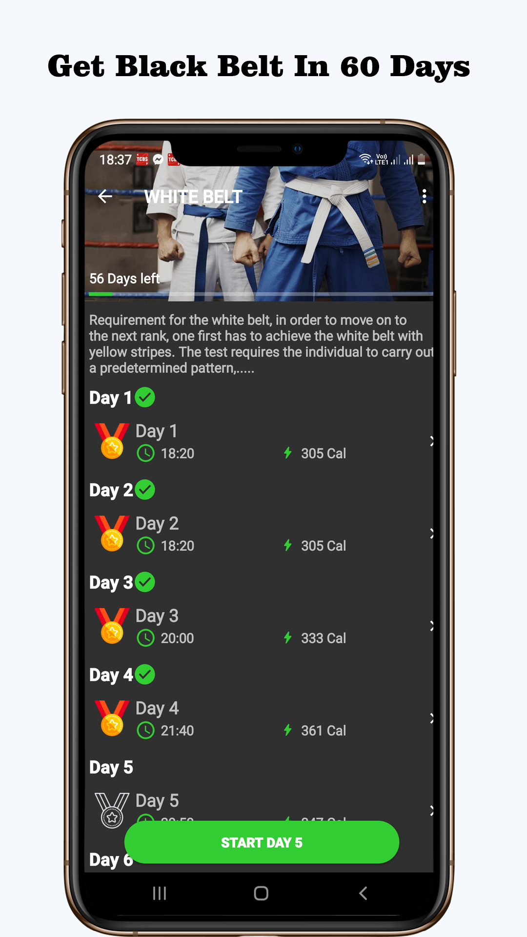 اسکرین شات 5 برنامه Taekwondo Workout At Home