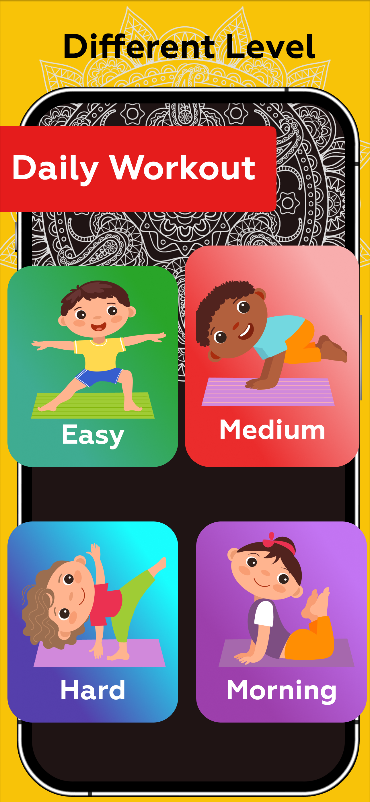 اسکرین شات 2 برنامه Yoga For Kids - Grow Taller