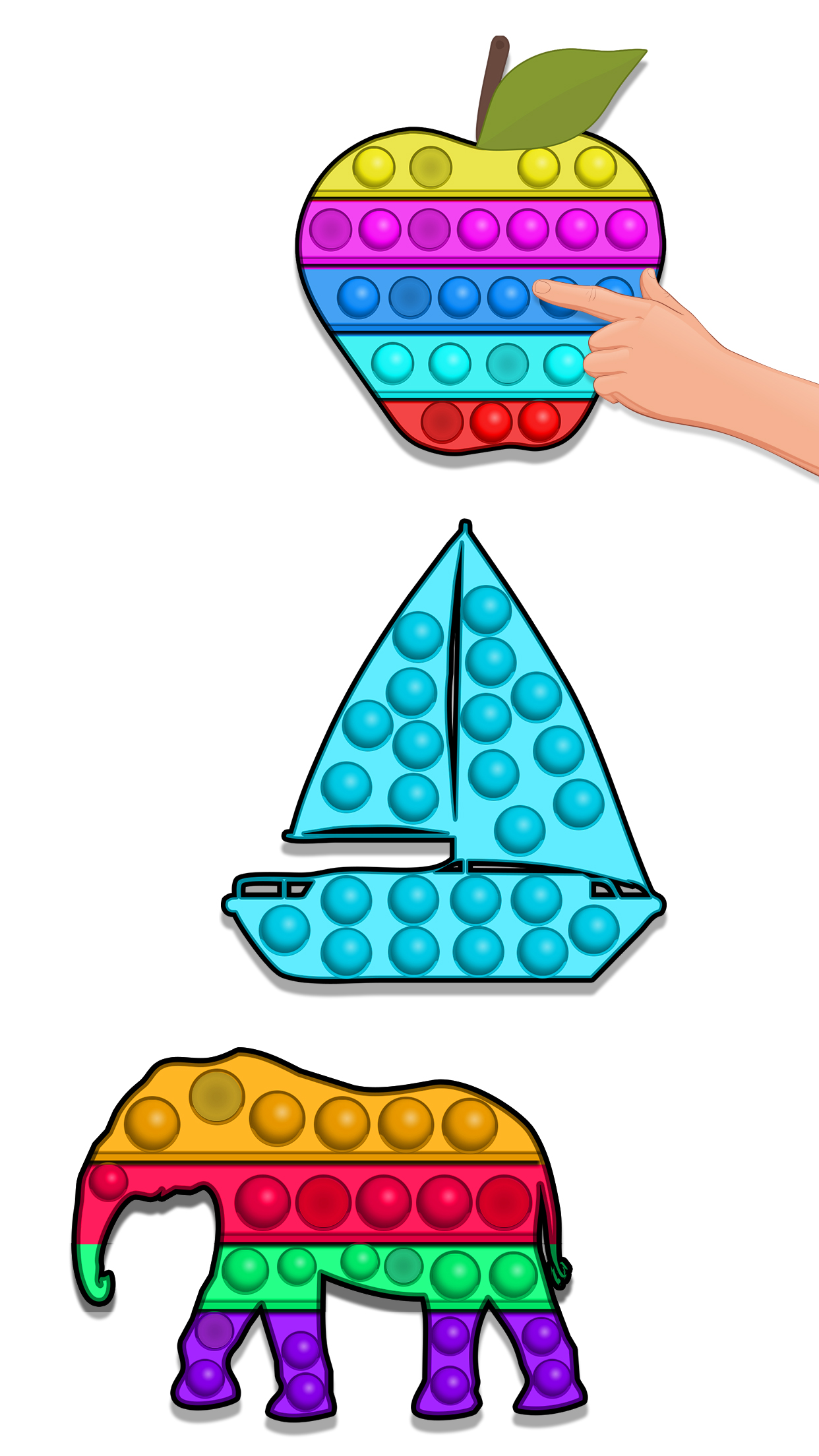 اسکرین شات 1 بازی Fidget Toy Antistress Relaxing