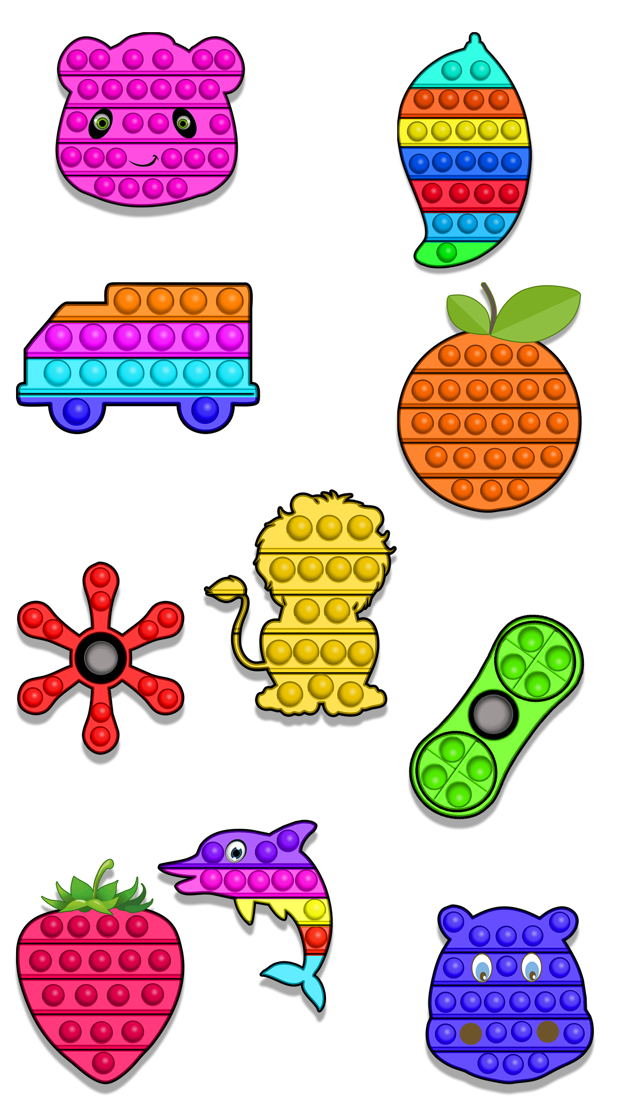 اسکرین شات 3 بازی Fidget Toy Antistress Relaxing