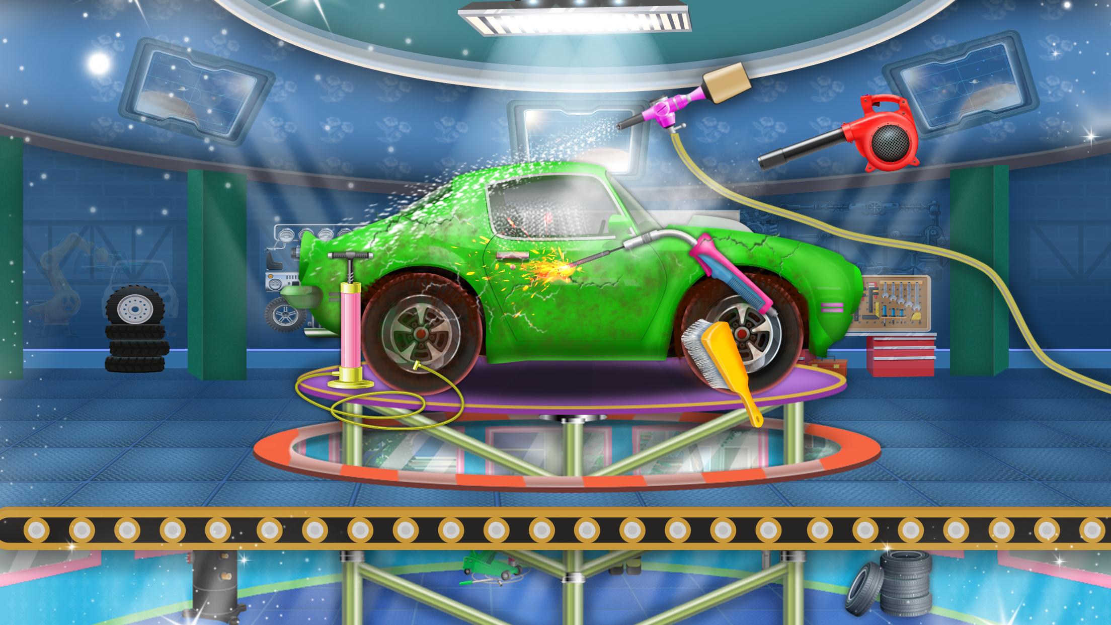 اسکرین شات 4 بازی Crazy Mechanic Garage Car Wash