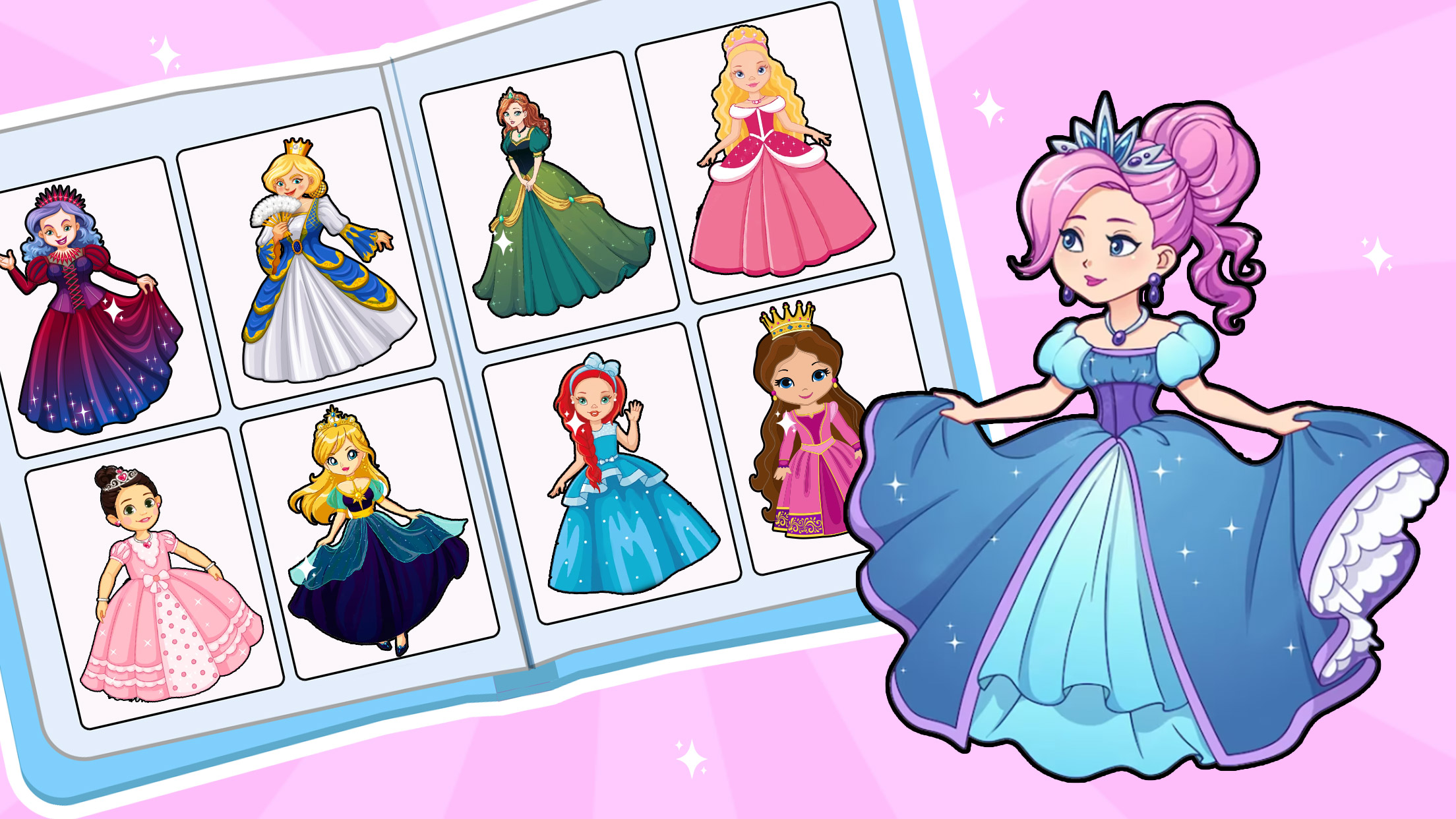 اسکرین شات 1 بازی Paper Princess - Doll Castle
