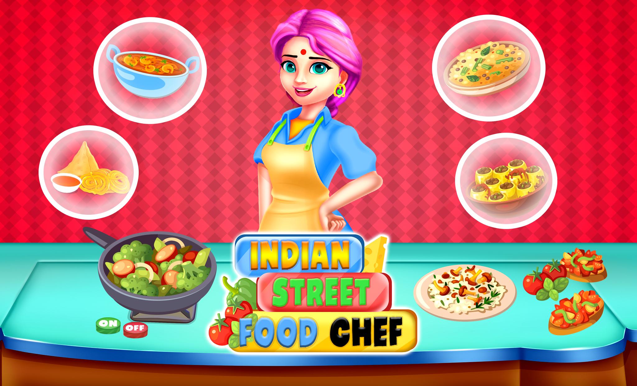 اسکرین شات 1 بازی Indian Street Food Chef Games