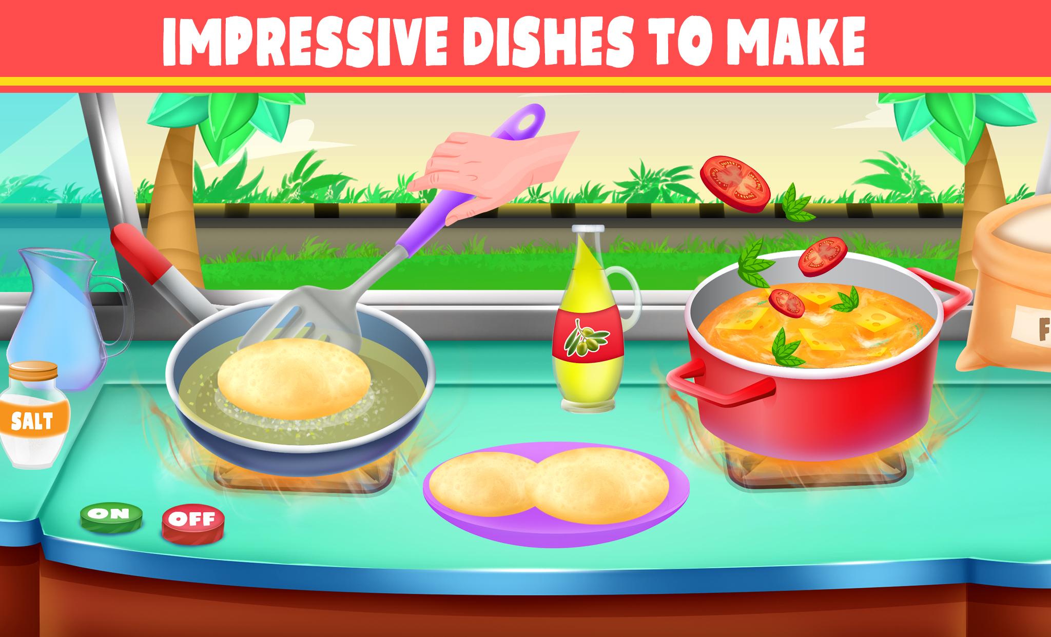 اسکرین شات 3 بازی Indian Street Food Chef Games