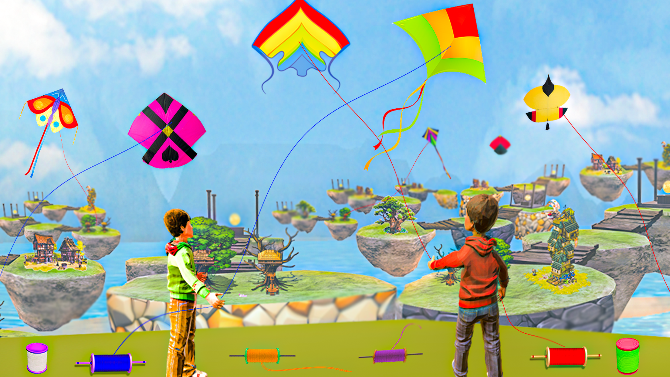 اسکرین شات 1 بازی Kite Flying Games Kite Game 3D
