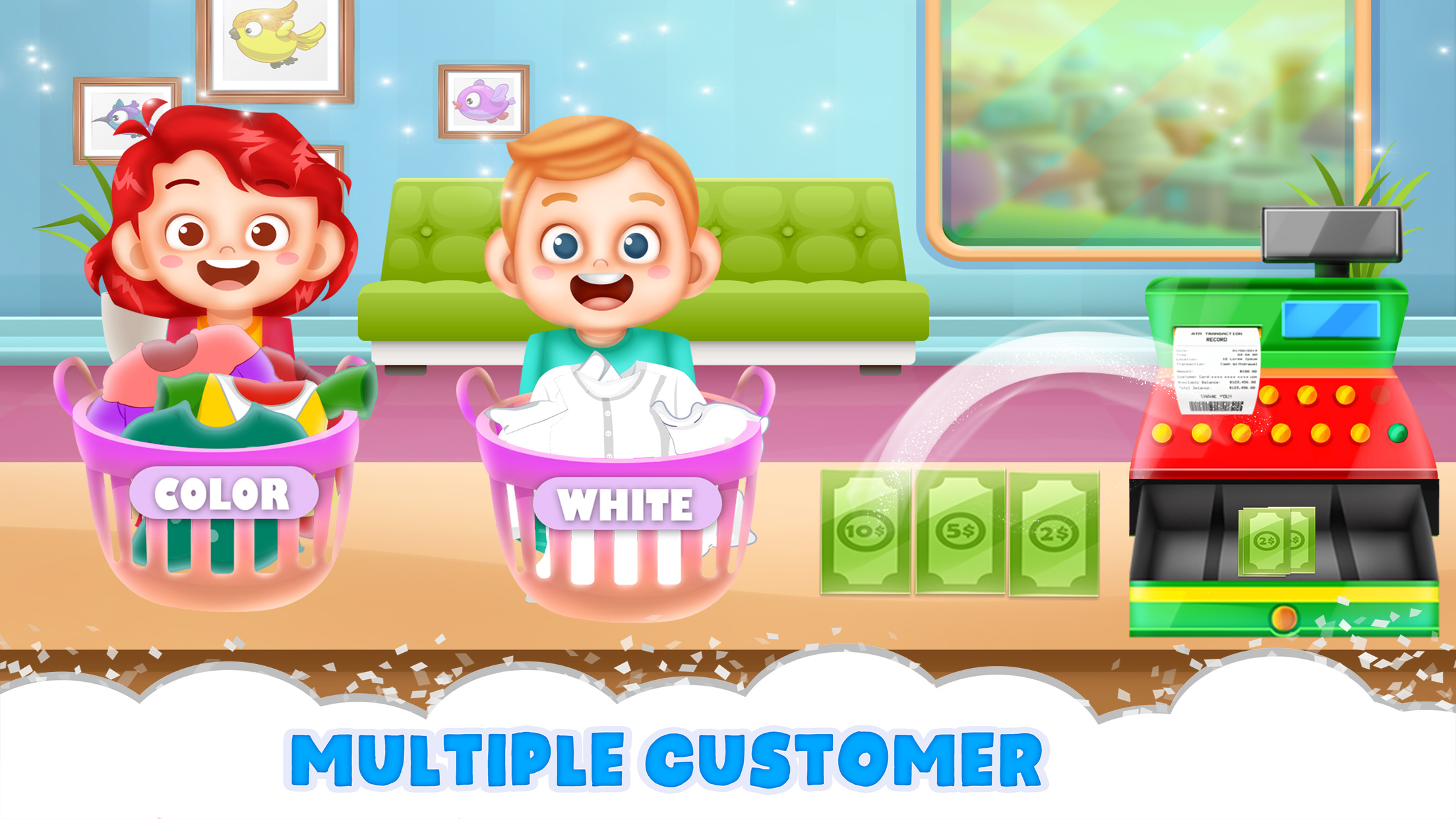 اسکرین شات 6 بازی Laundry Rush Washing Shop Game