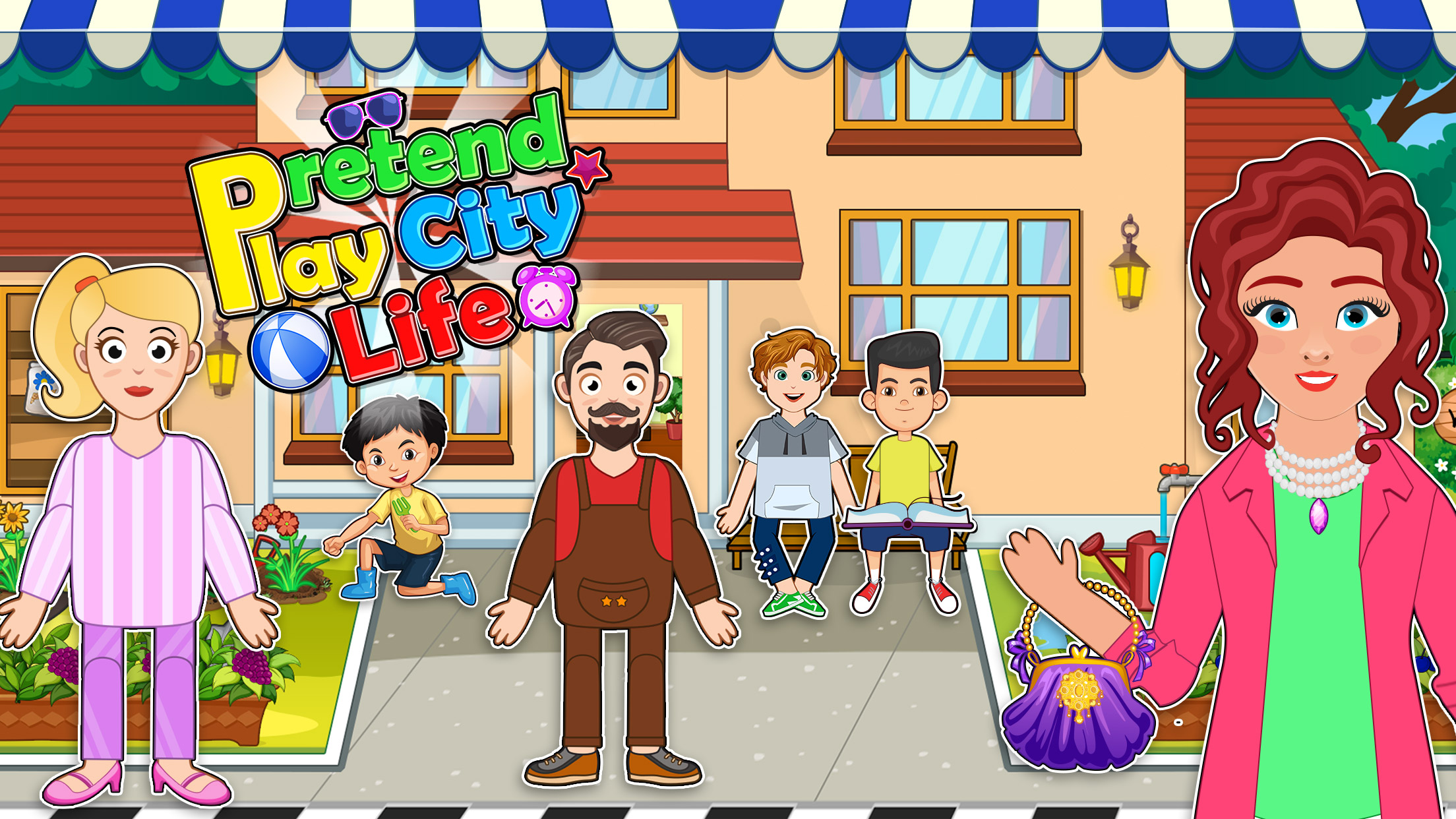 اسکرین شات 3 بازی Pretend Play City Life Story
