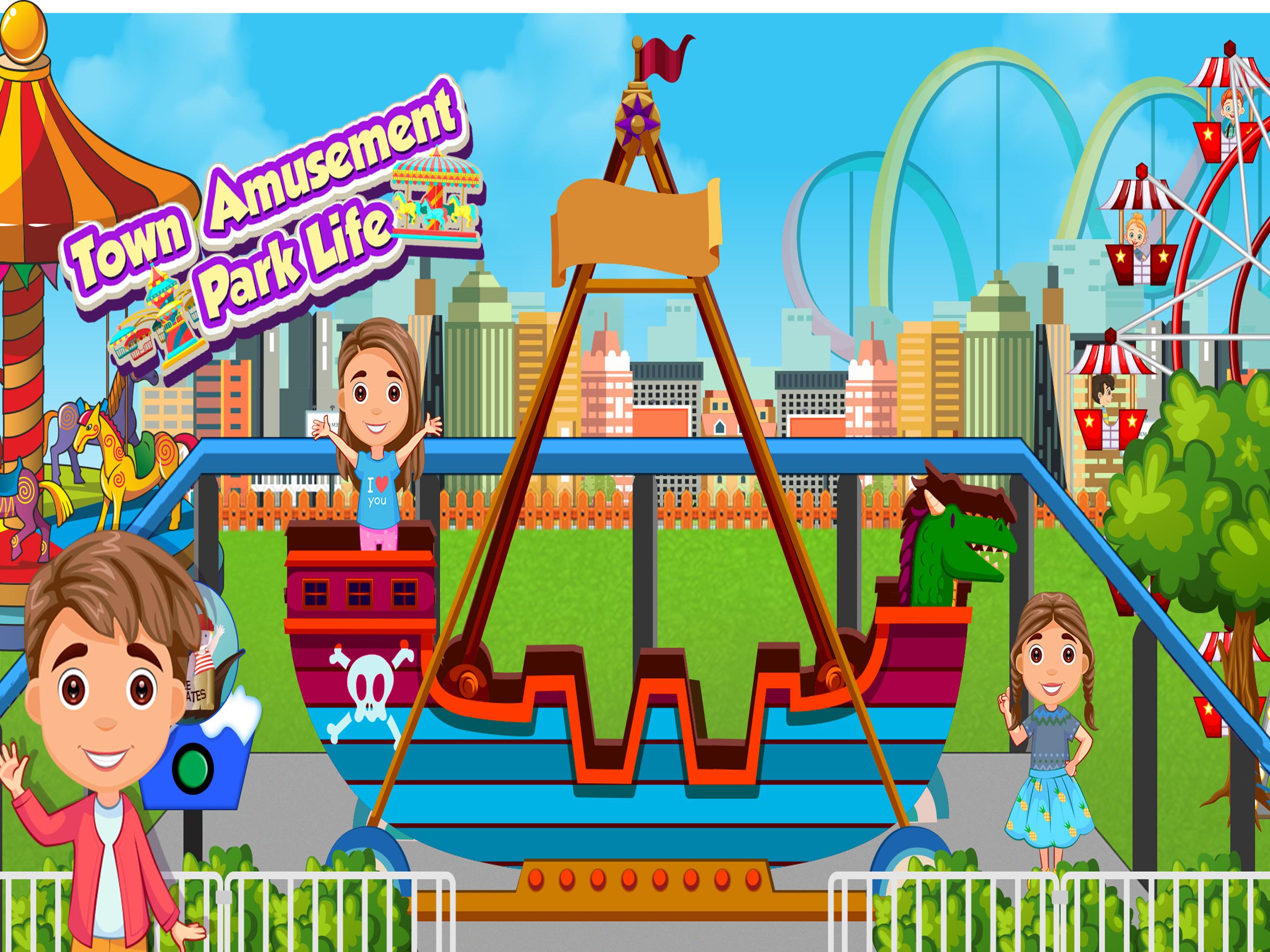 اسکرین شات 5 بازی Fun Town Amusement Park Life