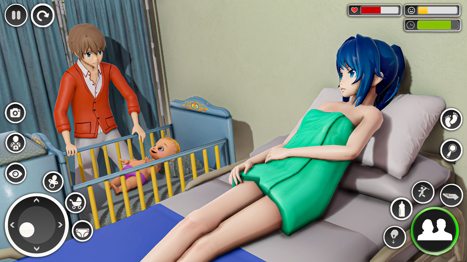اسکرین شات 2 بازی Virtual Pregnant Mom 3d Sim