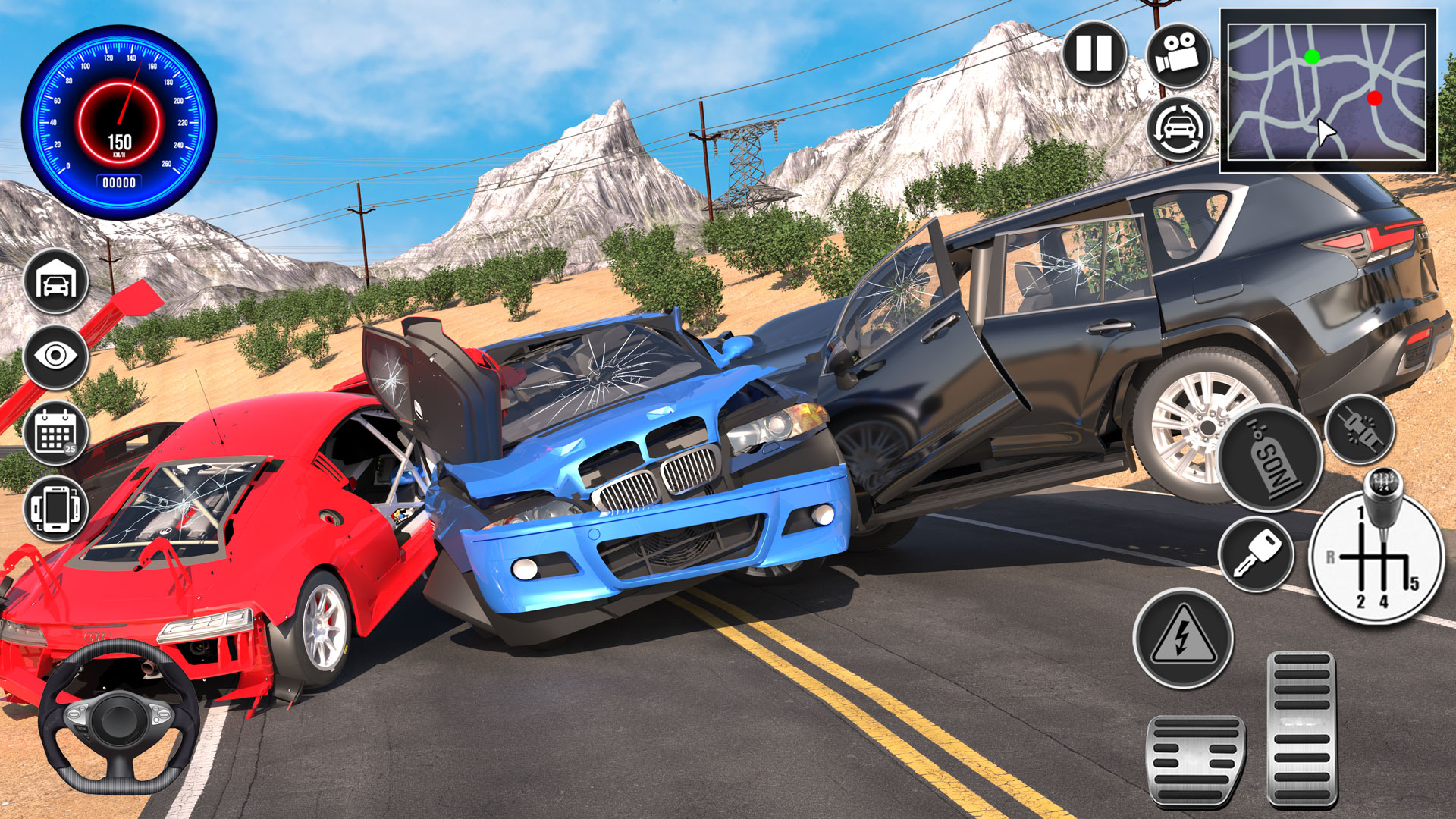 اسکرین شات 4 بازی Car Crash Simulator- Car Games