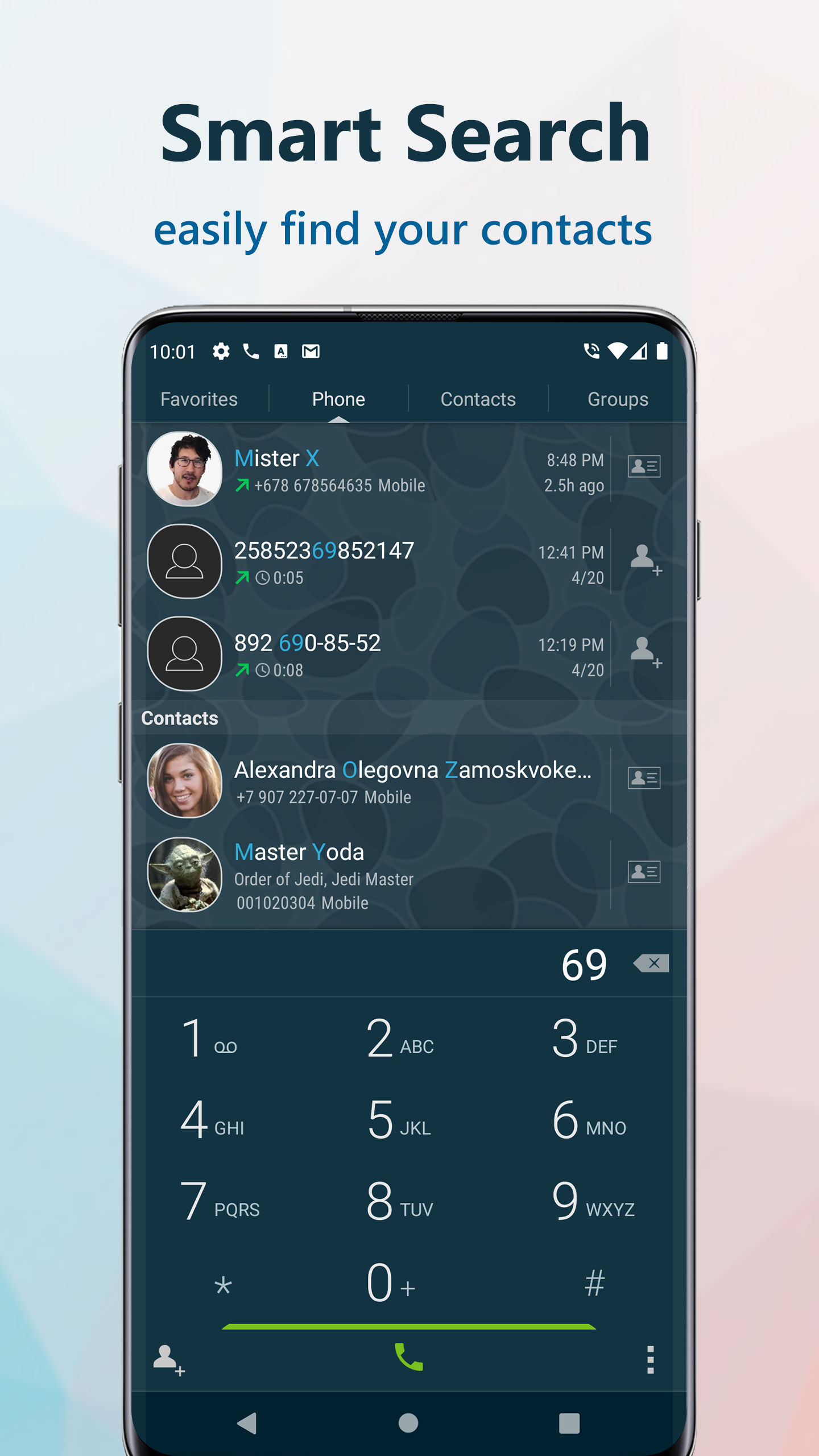 اسکرین شات 6 برنامه True Phone Dialer & Contacts