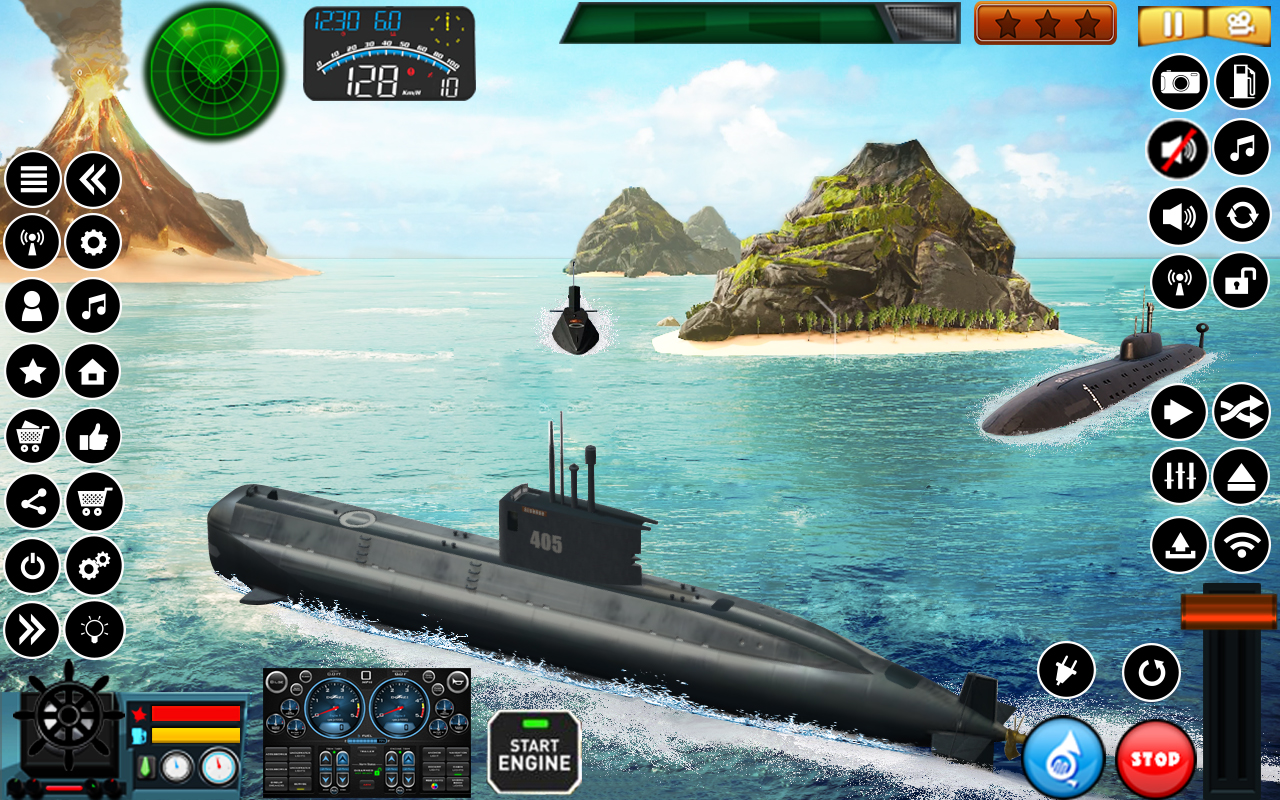 اسکرین شات 4 بازی Submarine Navy Warships battle