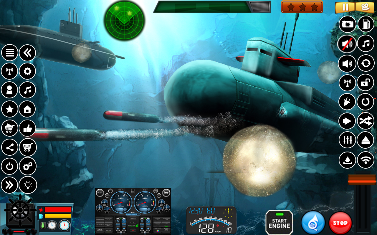 اسکرین شات 3 بازی Submarine Navy Warships battle