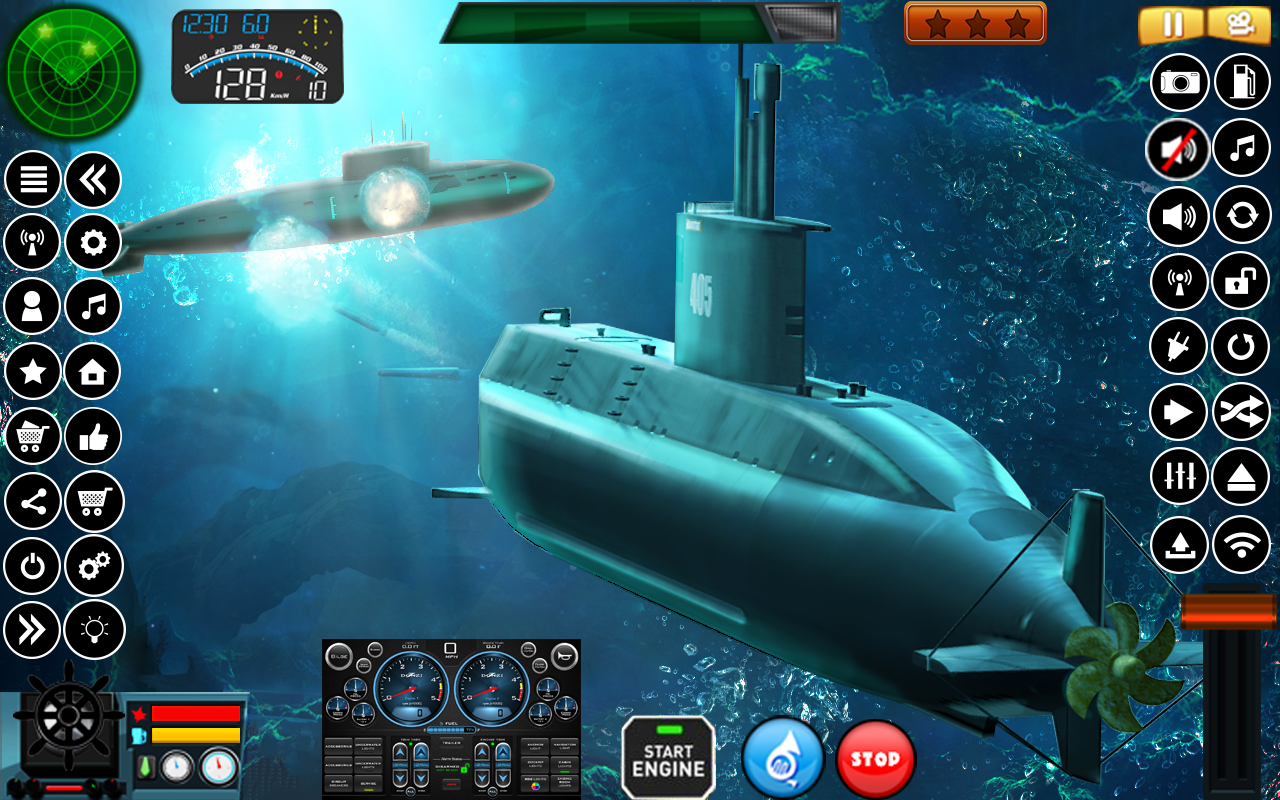 اسکرین شات 2 بازی Submarine Navy Warships battle