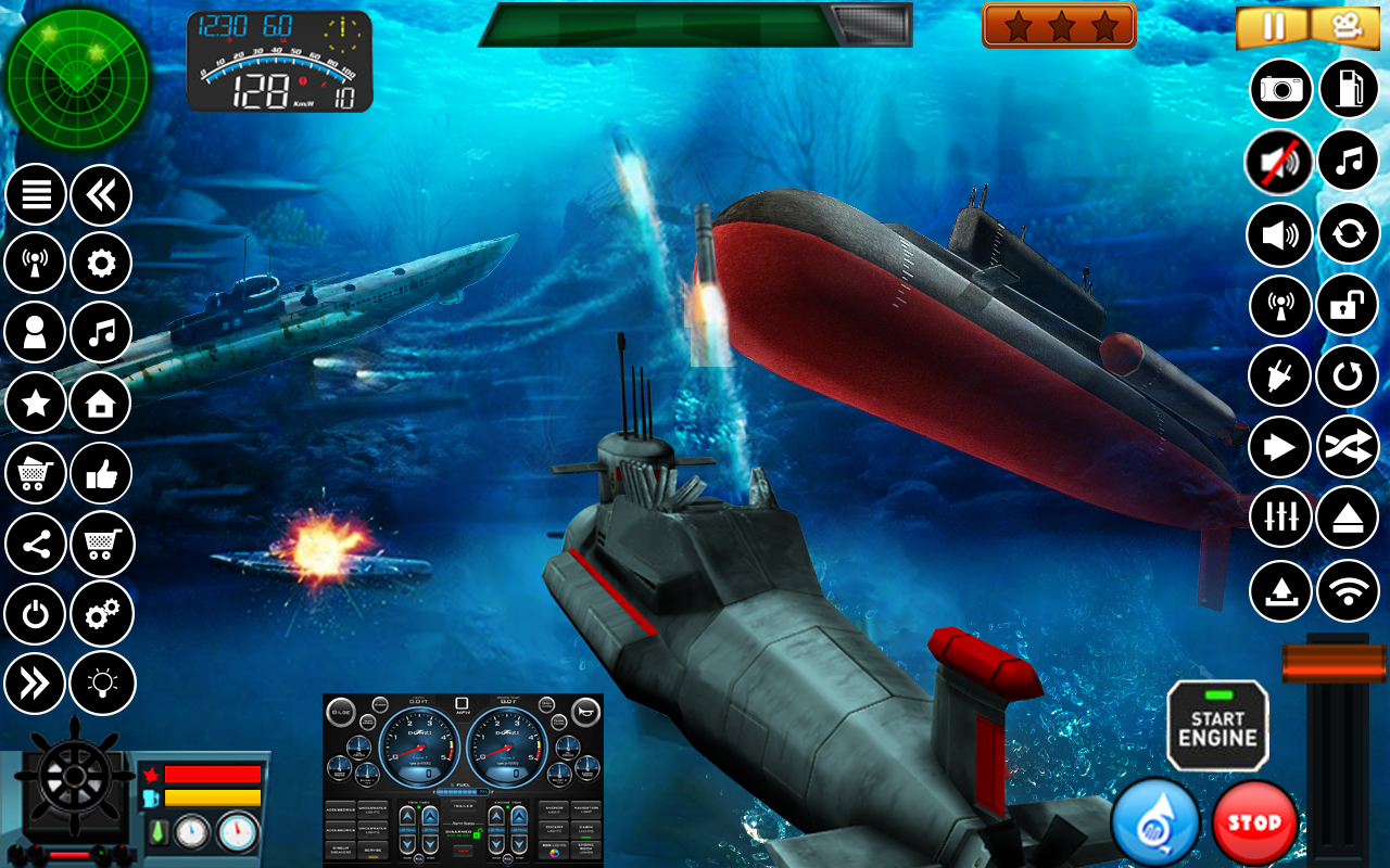 اسکرین شات 1 بازی Submarine Navy Warships battle