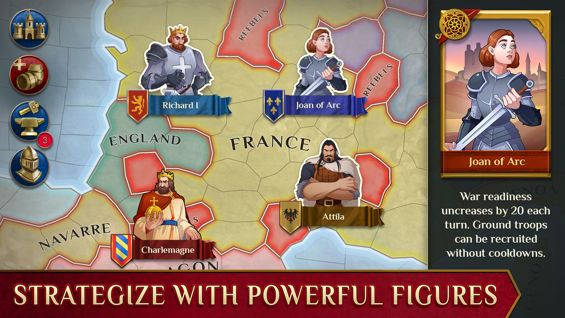 اسکرین شات 5 بازی Timelines: Medieval War TBS