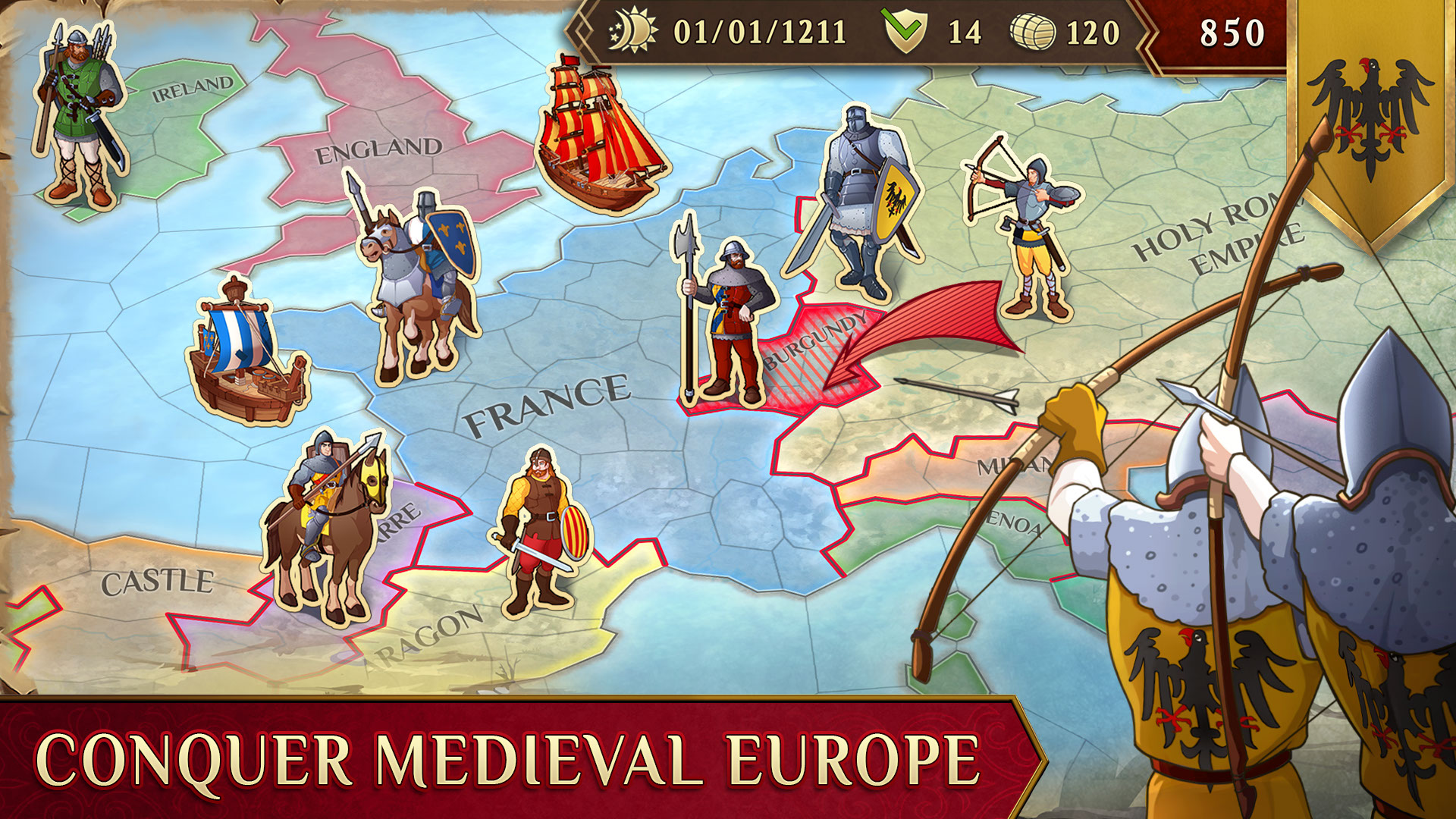 اسکرین شات 1 بازی Timelines: Medieval War TBS