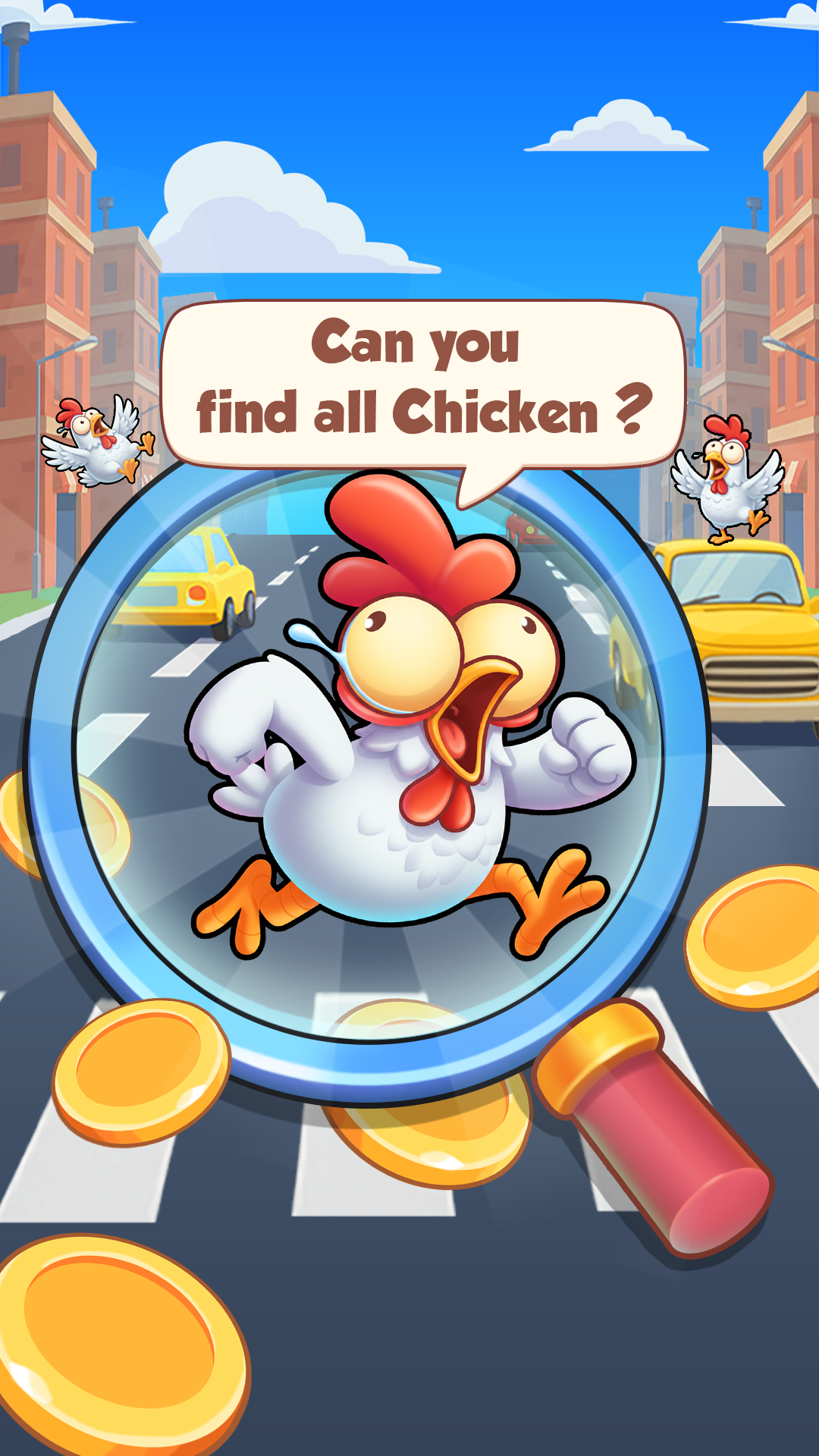 اسکرین شات 1 بازی Find Chicken Rage - Spot It!