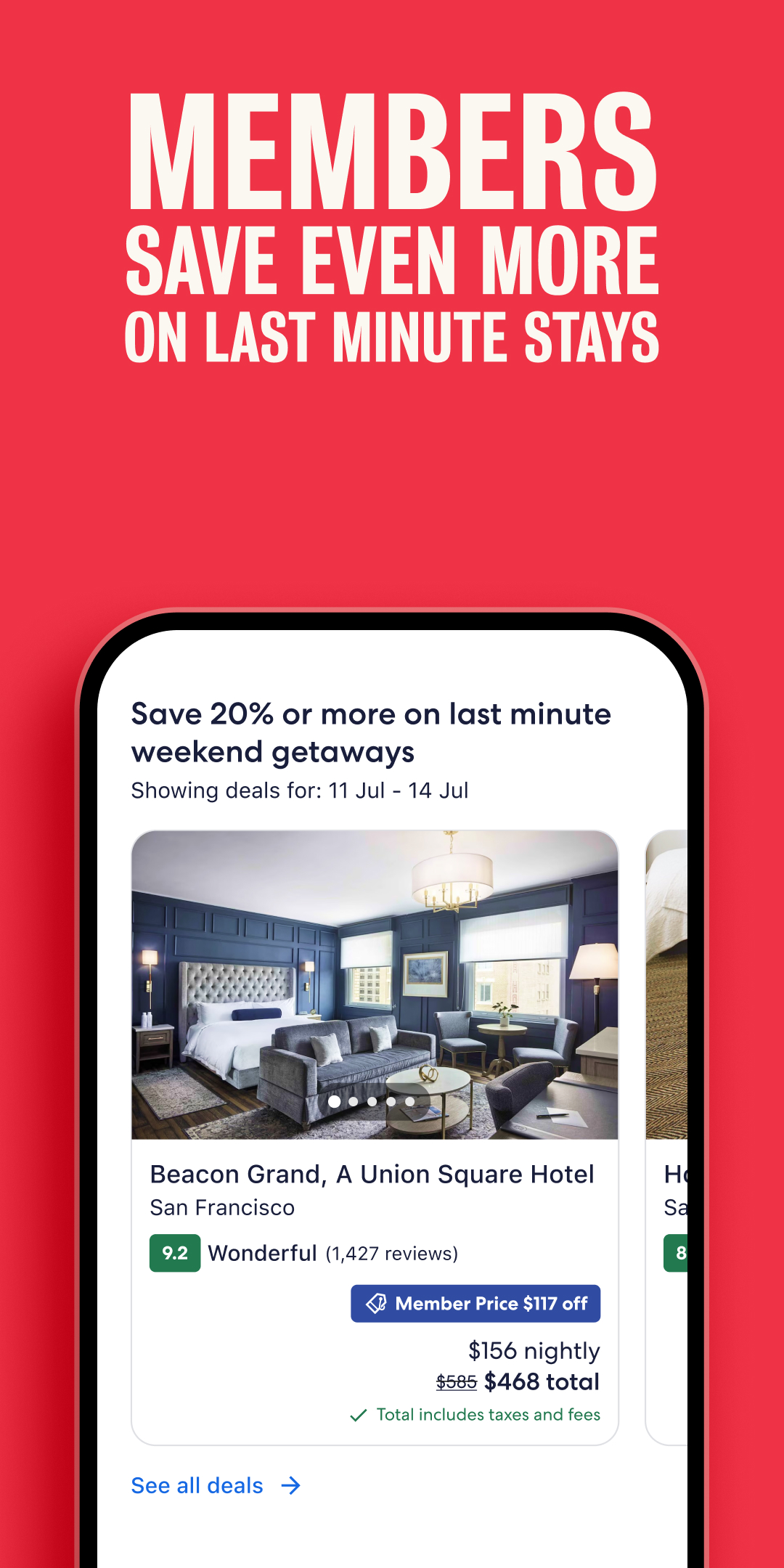 اسکرین شات 3 برنامه Hotels.com: Travel Booking