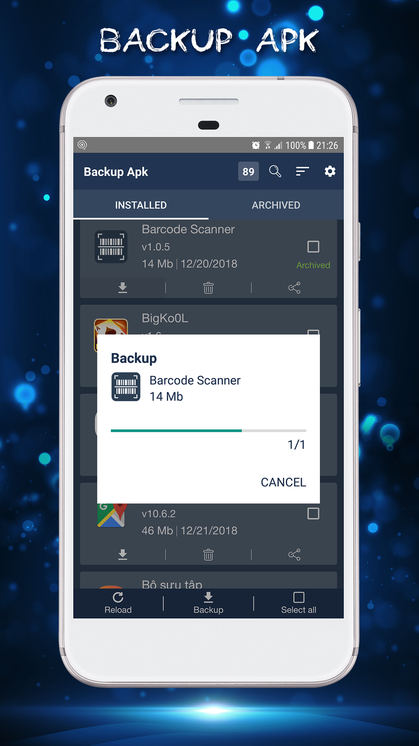 اسکرین شات 3 برنامه Backup Apk - Extract Apk